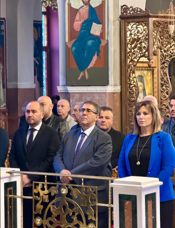 Ο Λάκης Βασιλειάδης στους εορτασμούς της απελευθέρωσης της Σκύδρας