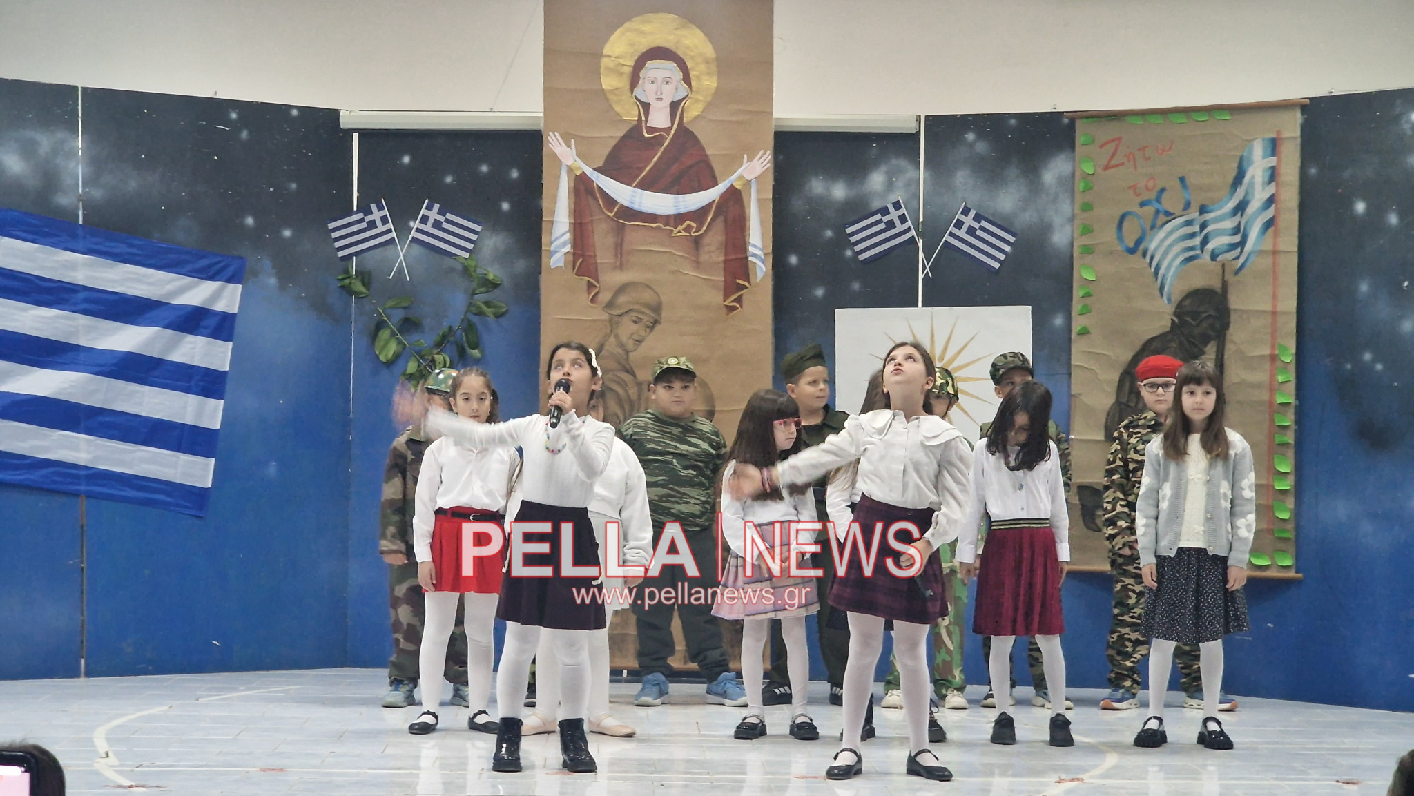 Οι μαθητές των Γαλατάδων τίμησαν το «ΟΧΙ» με συγκίνηση, δημιουργικότητα και μηνύματα ζωής (βίντεο)