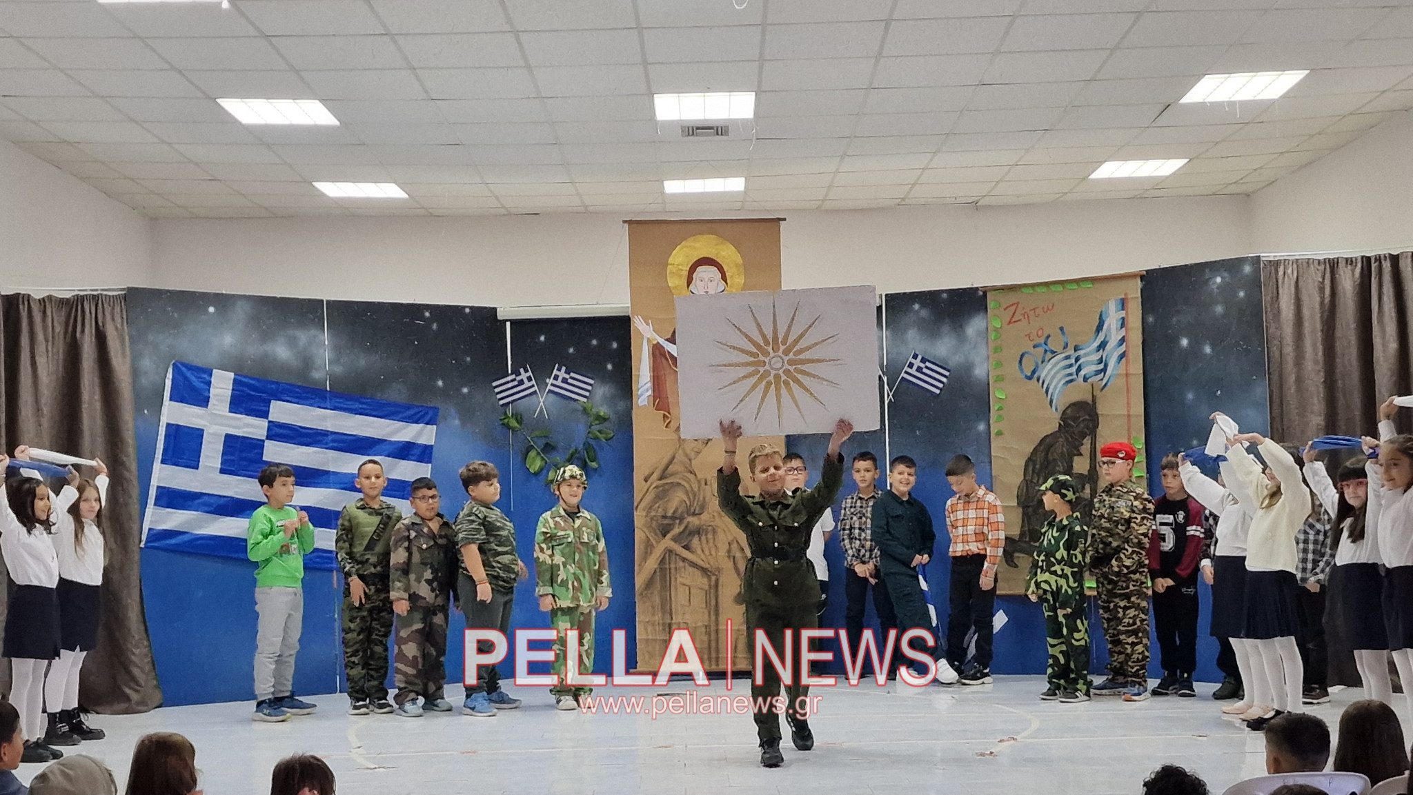 Οι μαθητές των Γαλατάδων τίμησαν το «ΟΧΙ» με συγκίνηση, δημιουργικότητα και μηνύματα ζωής (βίντεο)