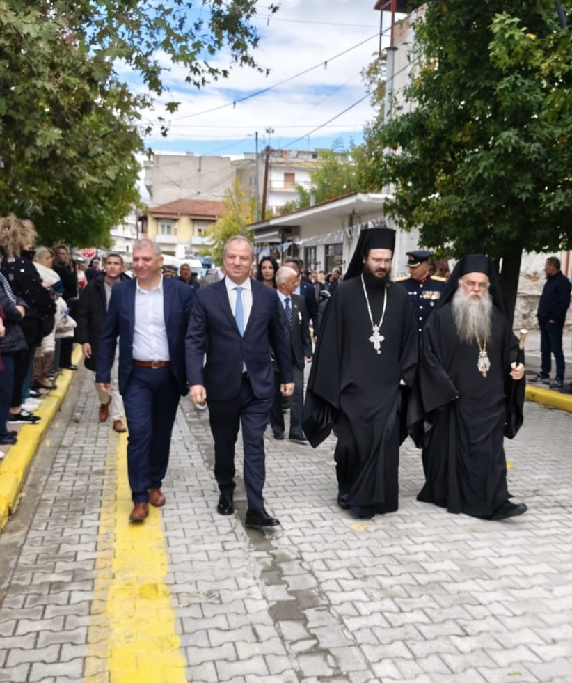 Στην Αριδαία για την Επέτειο του ΟΧΙ ο Διονύσης Σταμενίτης, ως εκπρόσωπος της Βουλής