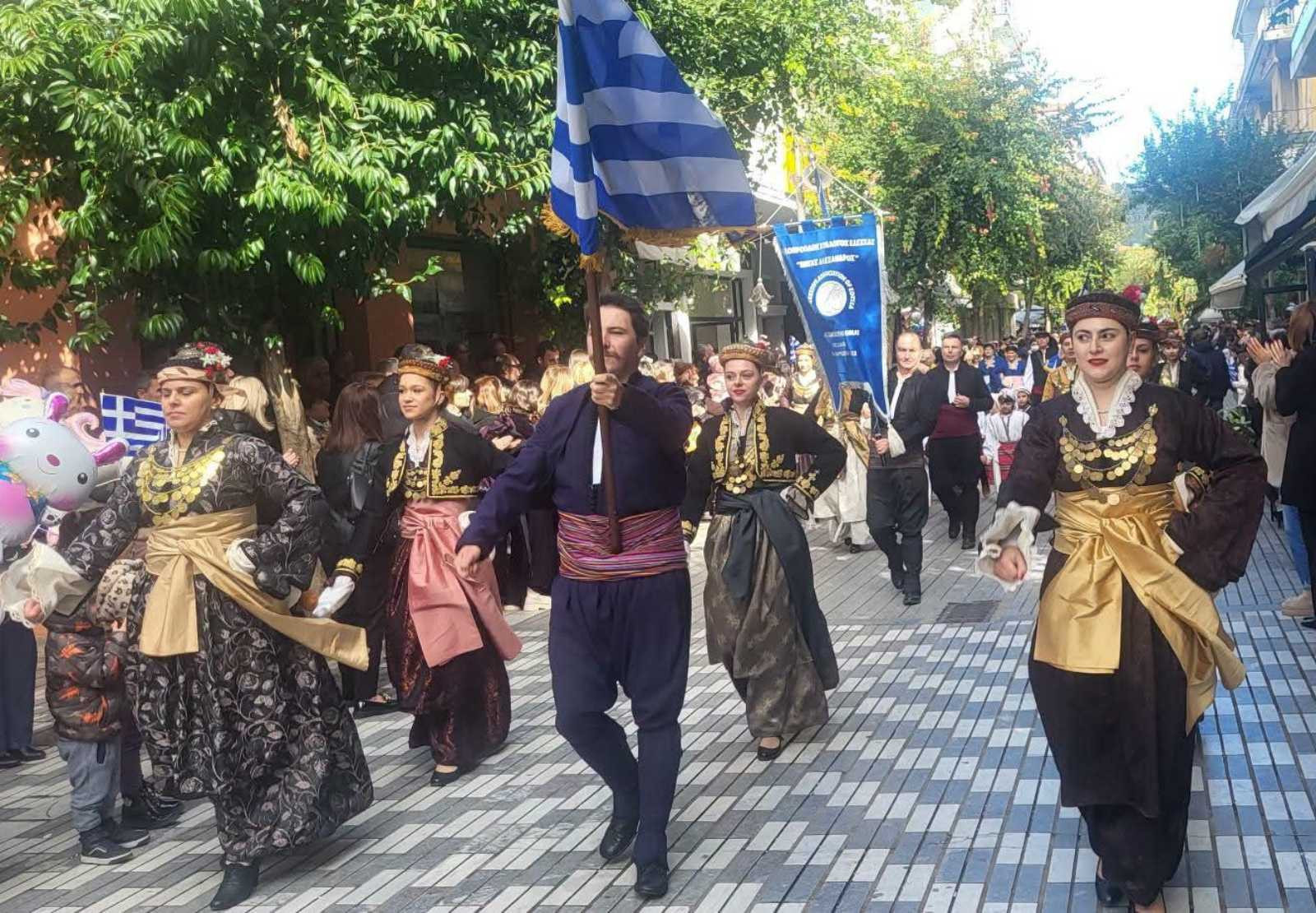 Με περηφάνια και σεβασμό στην παράδοση παρέλασε ο Φ.Σ.Ε. «Μέγας Αλέξανδρος» στην Έδεσσα
