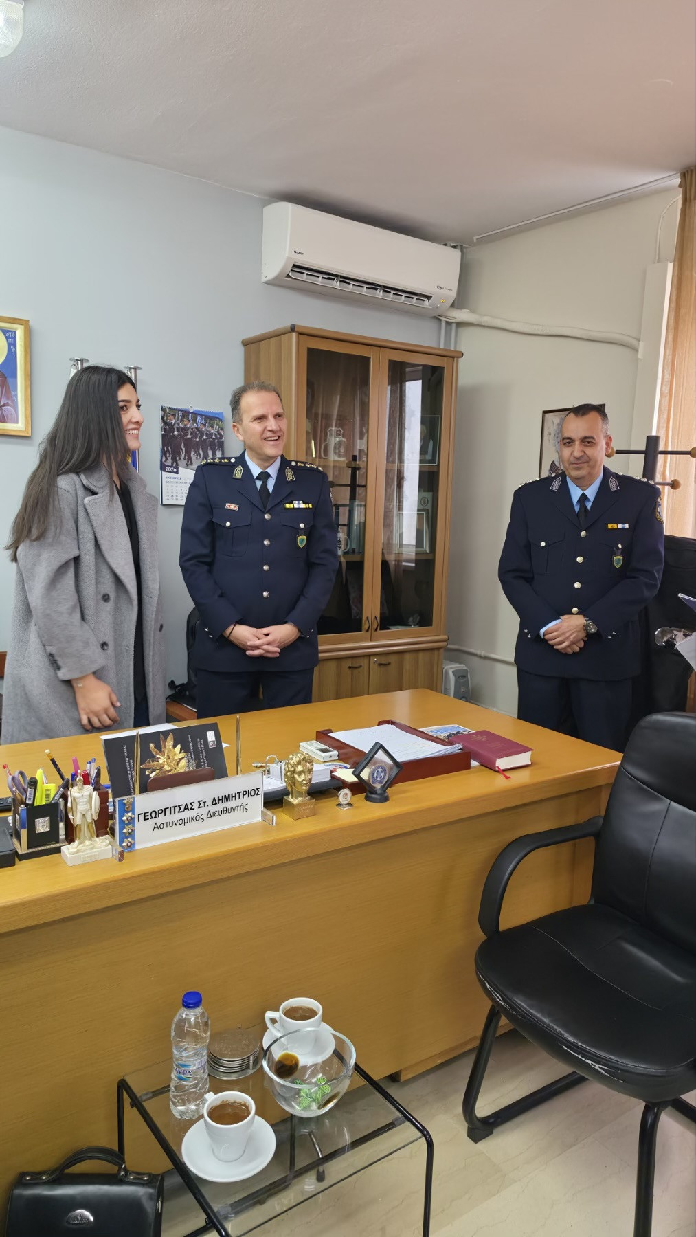 Τελετή πρόσληψης-ορκωμοσίας τριών ιδιωτών ως Ειδικοί Φρουροί