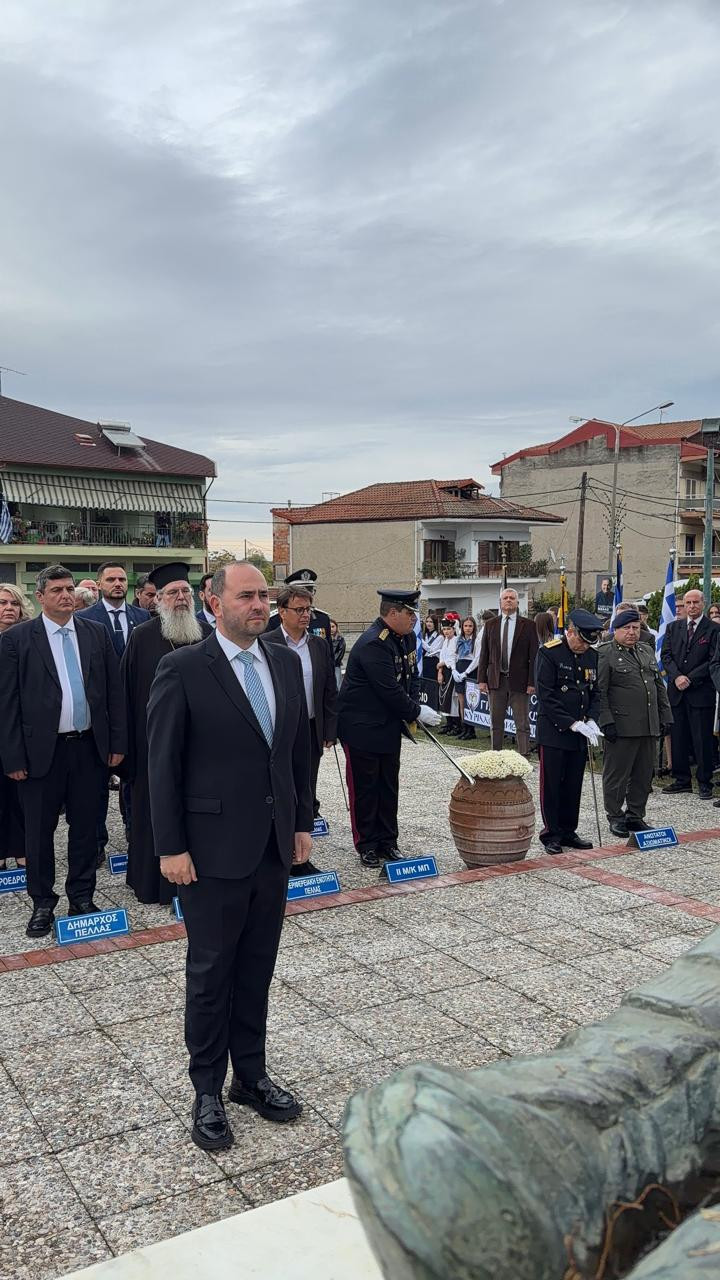 Εκπρόσωπος της Βουλής των Ελλήνων ο Λάκης Βασιλειάδης για την Επέτειο στα Γιαννιτσά