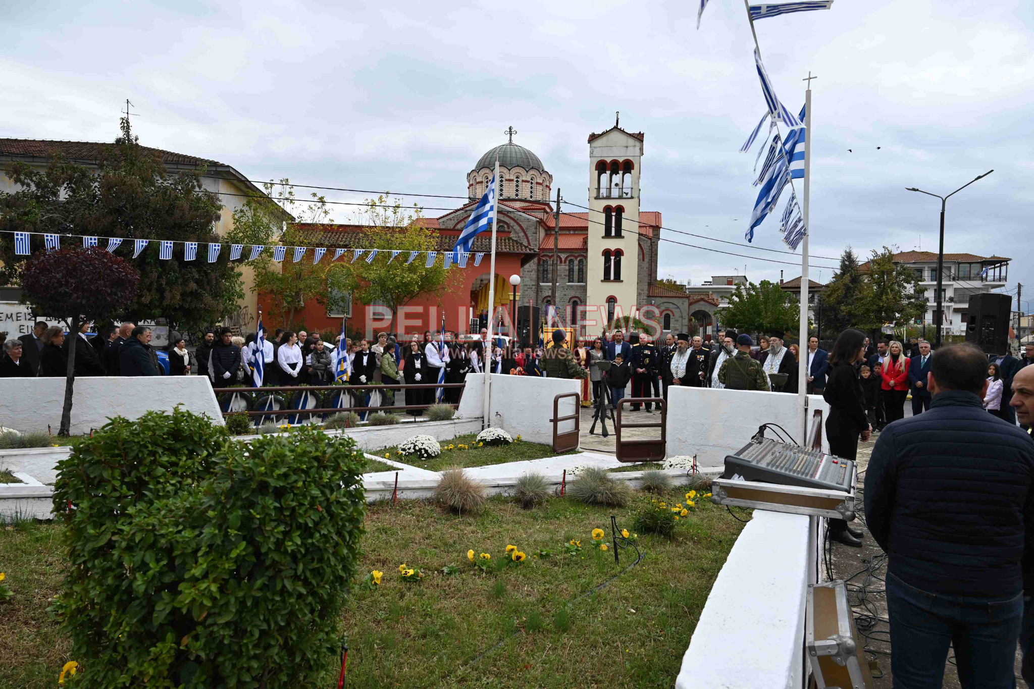 Δήμος Σκύδρας/28η Οκτωβρίου: Με σεβασμό στην ιστορία η Δοξολογία και η κατάθεση στεφάνων