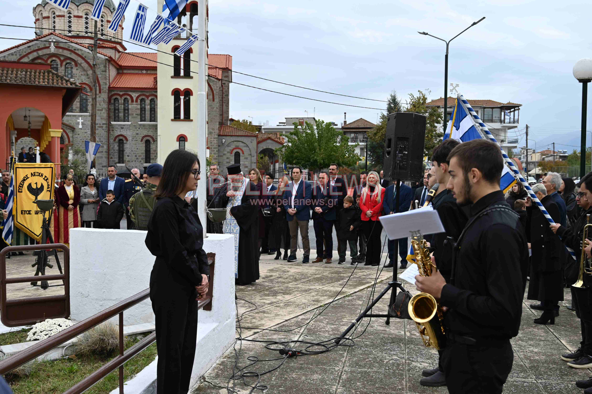 Δήμος Σκύδρας/28η Οκτωβρίου: Με σεβασμό στην ιστορία η Δοξολογία και η κατάθεση στεφάνων