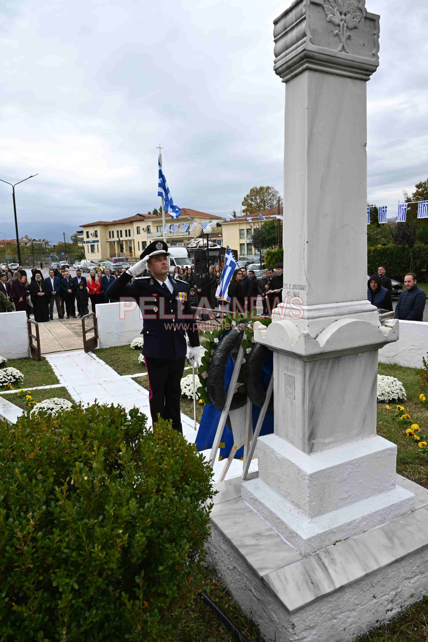 Δήμος Σκύδρας/28η Οκτωβρίου: Με σεβασμό στην ιστορία η Δοξολογία και η κατάθεση στεφάνων
