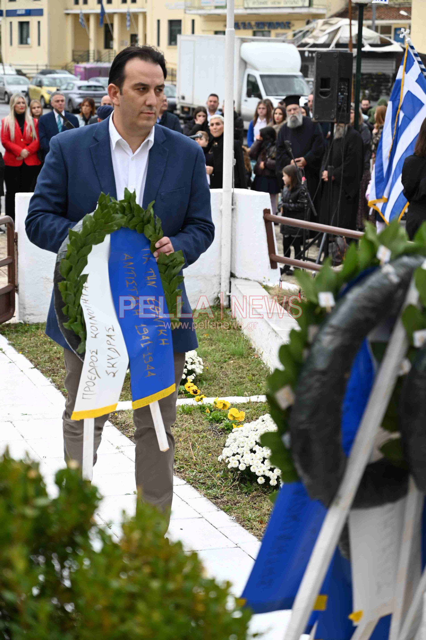 Δήμος Σκύδρας/28η Οκτωβρίου: Με σεβασμό στην ιστορία η Δοξολογία και η κατάθεση στεφάνων
