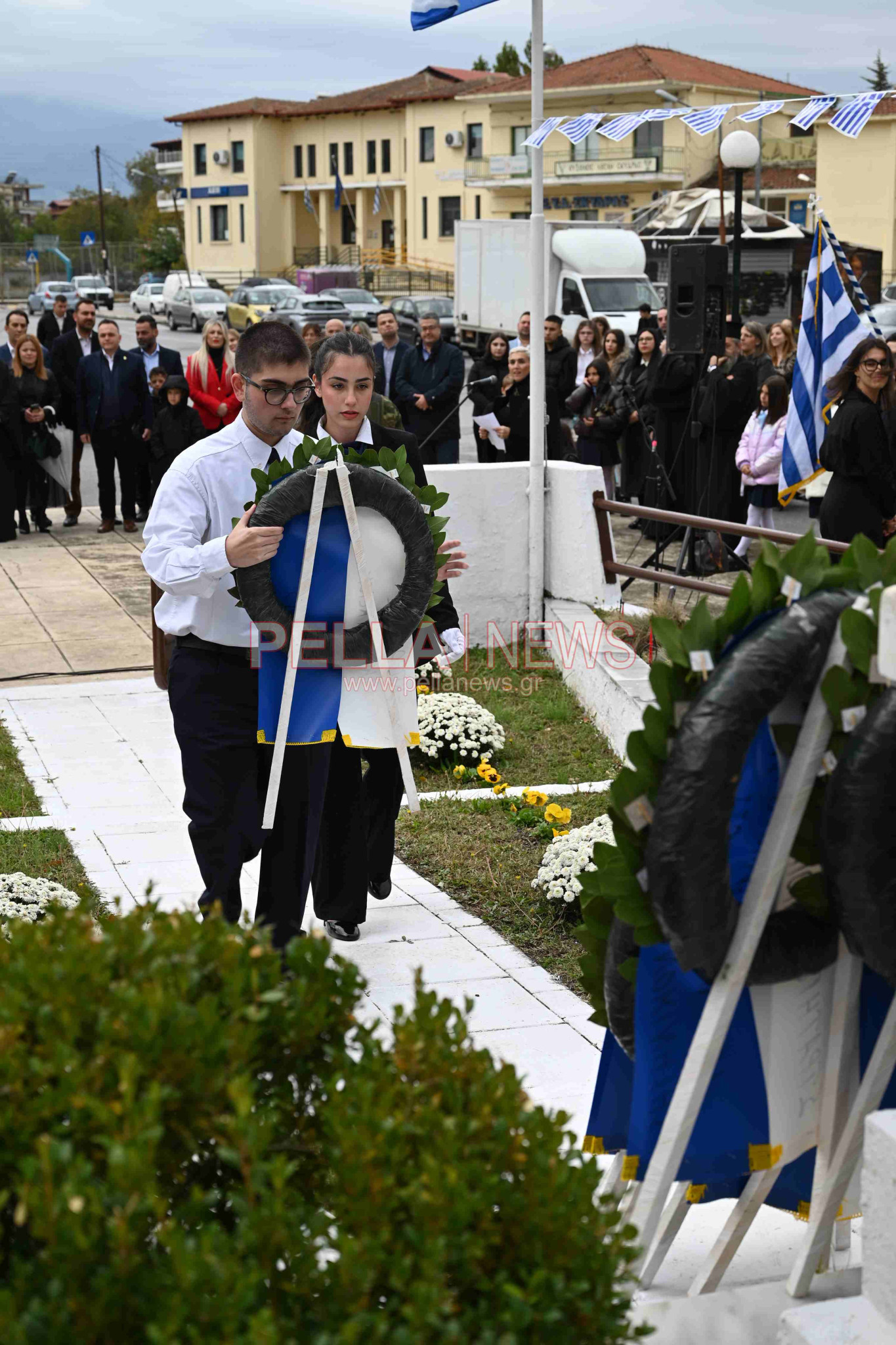 Δήμος Σκύδρας/28η Οκτωβρίου: Με σεβασμό στην ιστορία η Δοξολογία και η κατάθεση στεφάνων