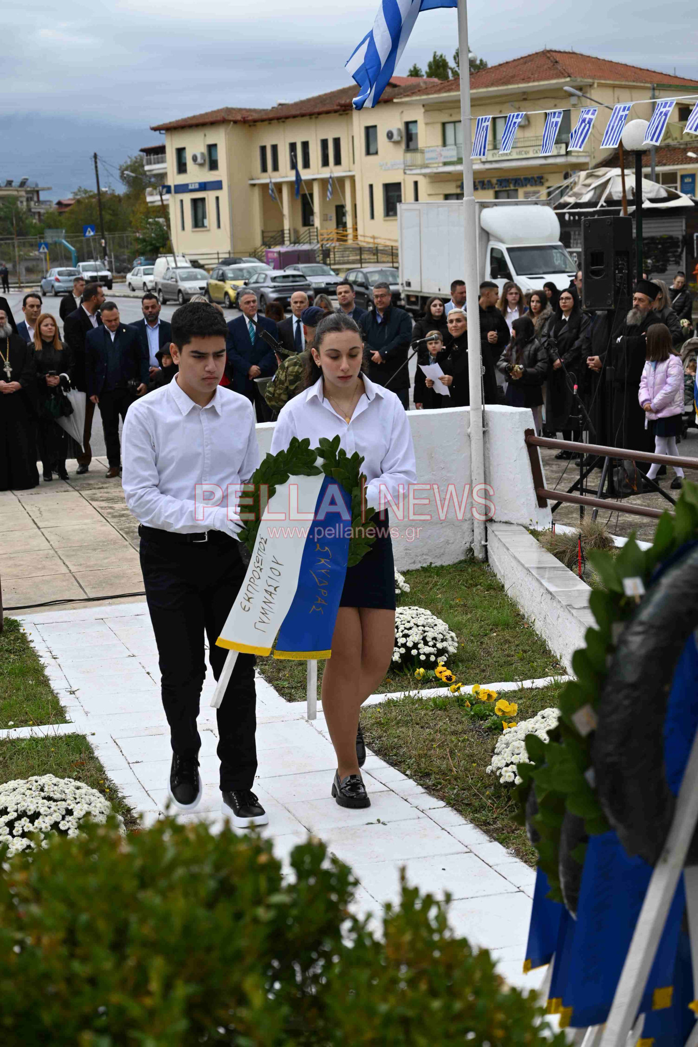Δήμος Σκύδρας/28η Οκτωβρίου: Με σεβασμό στην ιστορία η Δοξολογία και η κατάθεση στεφάνων