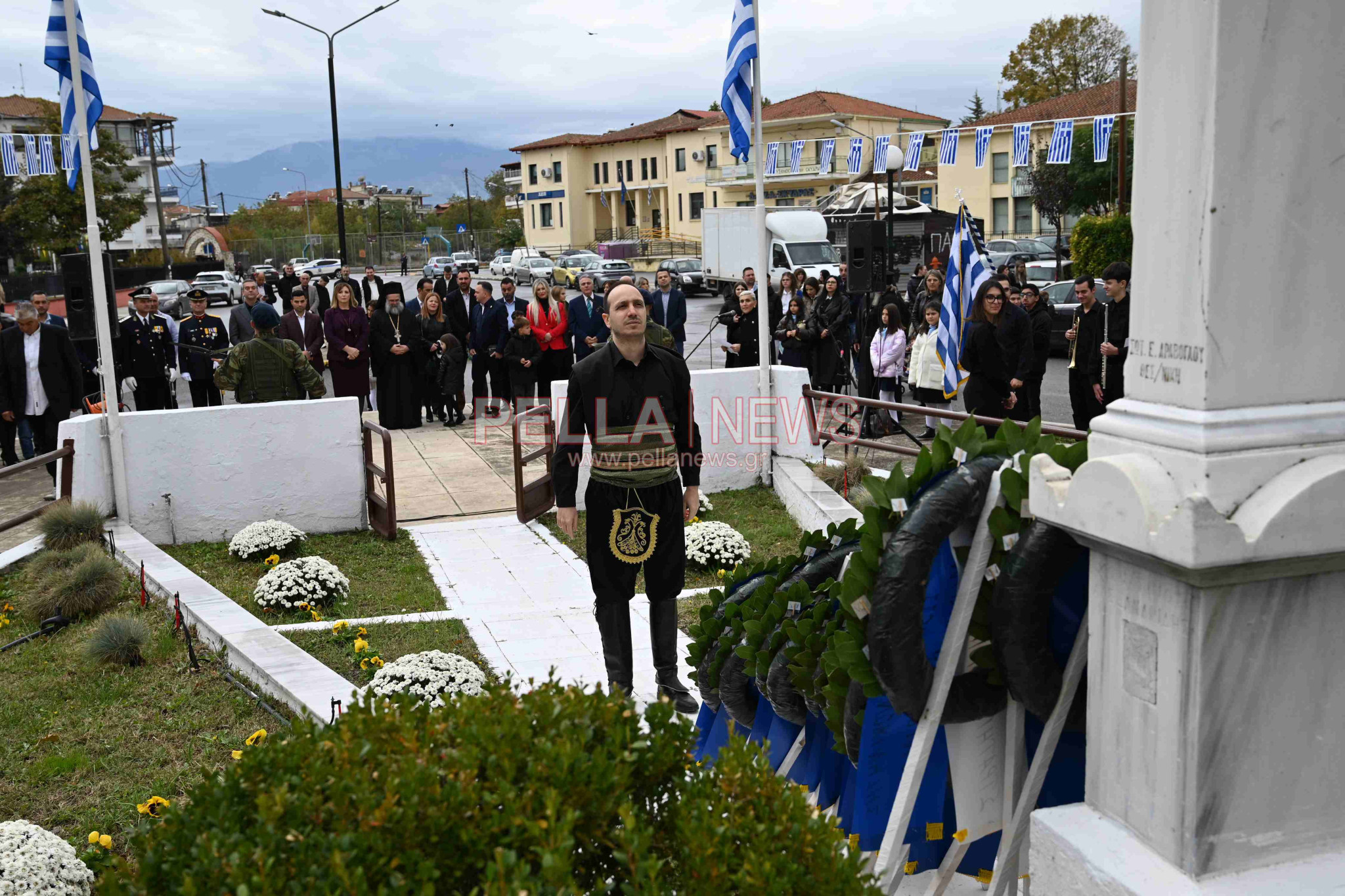 Δήμος Σκύδρας/28η Οκτωβρίου: Με σεβασμό στην ιστορία η Δοξολογία και η κατάθεση στεφάνων