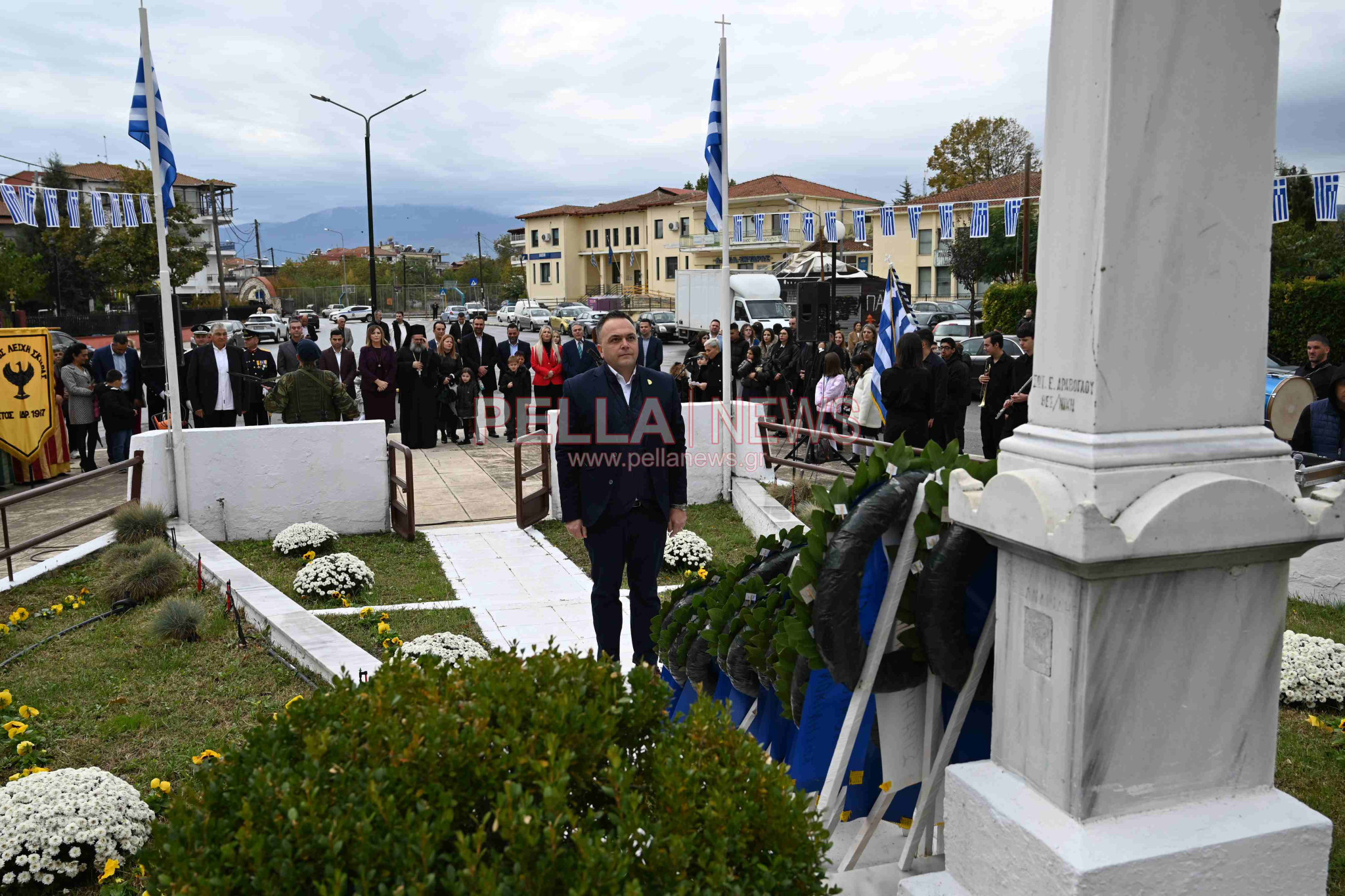Δήμος Σκύδρας/28η Οκτωβρίου: Με σεβασμό στην ιστορία η Δοξολογία και η κατάθεση στεφάνων