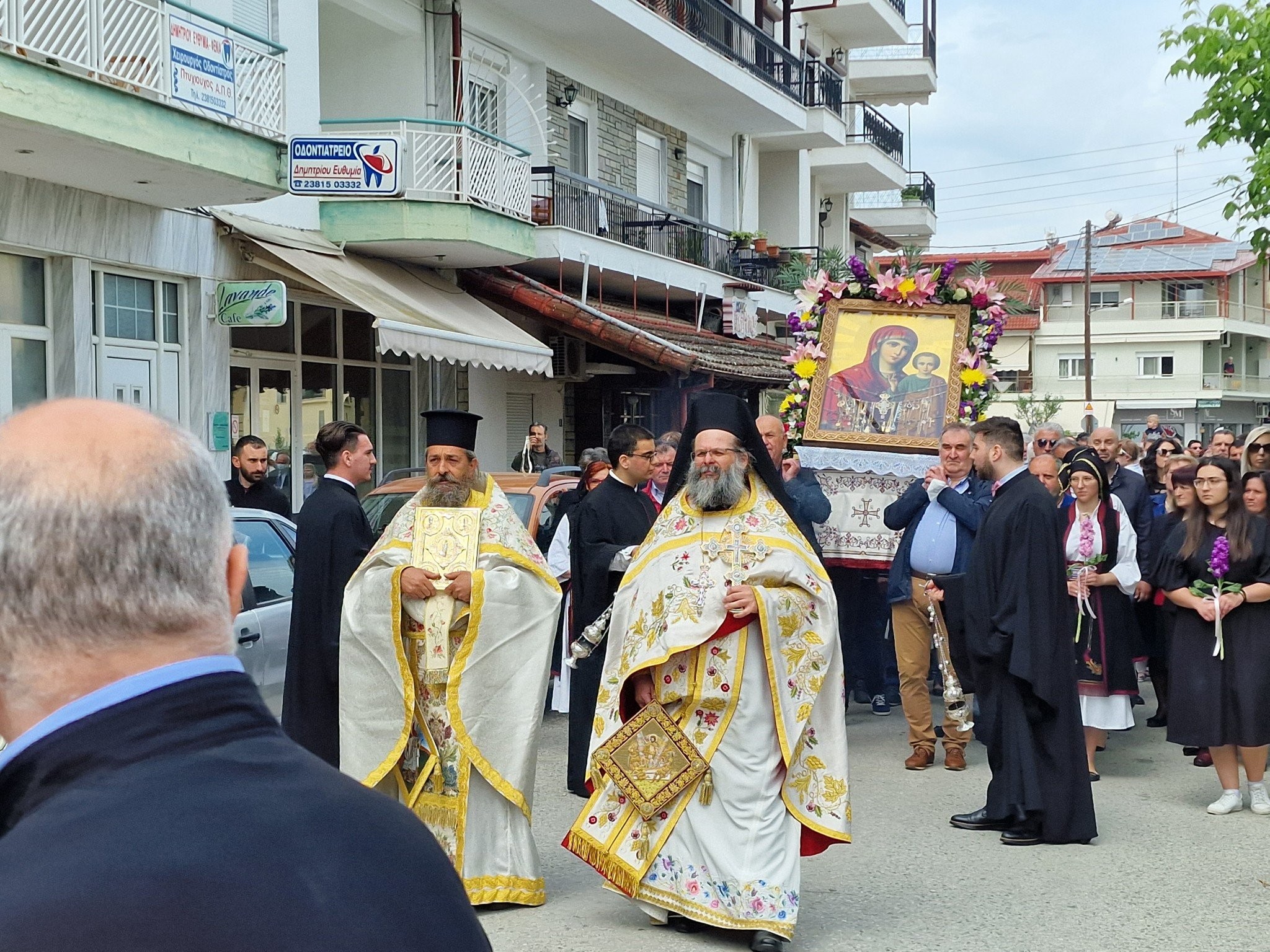 Η Σκύδρα ευχαρίστησε την Υπεραγία Θεοτόκο-Λιτανεία της Παναγίας του Καζάν στους δρόμους της πόλης