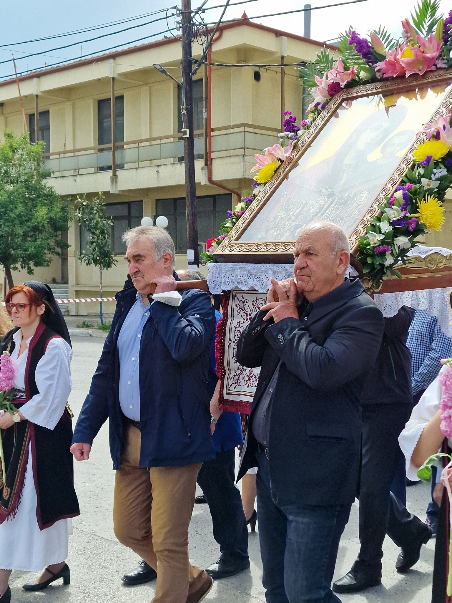 Η Σκύδρα ευχαρίστησε την Υπεραγία Θεοτόκο-Λιτανεία της Παναγίας του Καζάν στους δρόμους της πόλης
