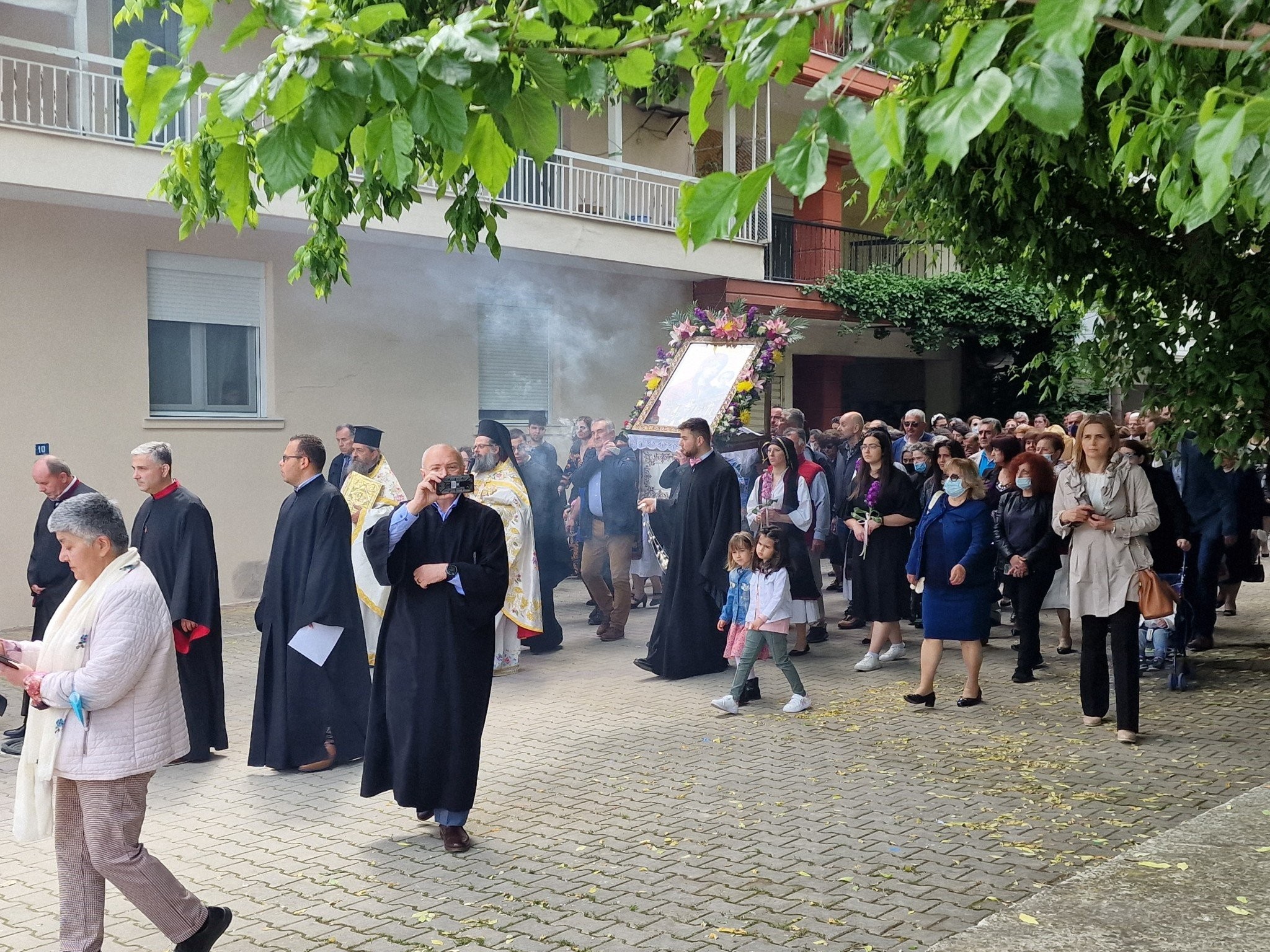Η Σκύδρα ευχαρίστησε την Υπεραγία Θεοτόκο-Λιτανεία της Παναγίας του Καζάν στους δρόμους της πόλης