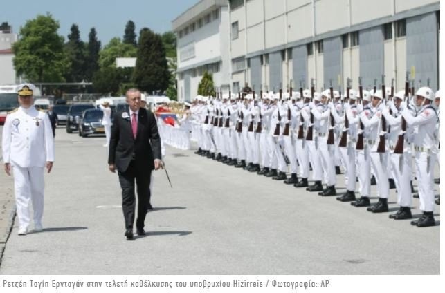 Νέο σόου Ερντογάν, απειλεί Ελλάδα-Κύπρο με έξι νέα υποβρύχια