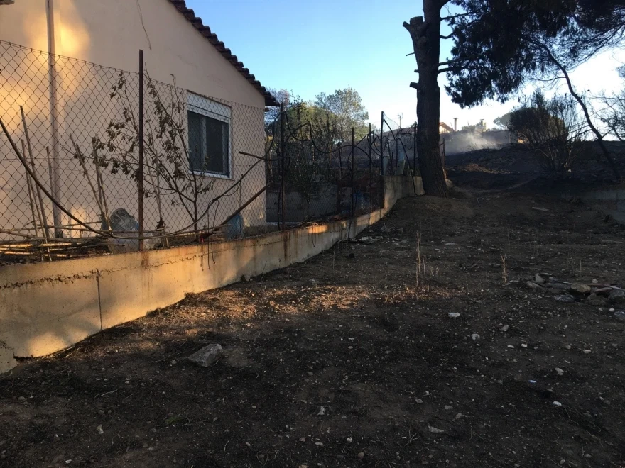 Πεντέλη: Οι πρώτες εικόνες από τα καμένα στον Γέρακα