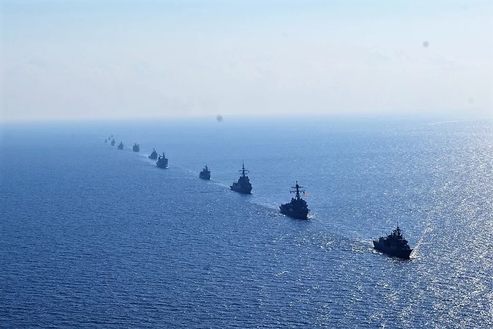 «Niriis-22»: Εντυπωσιακές εικόνες από την άσκηση Ελλάδας, ΗΠΑ, Ισραήλ -Φρεγάτες, υποβρύχια και μαχητικά