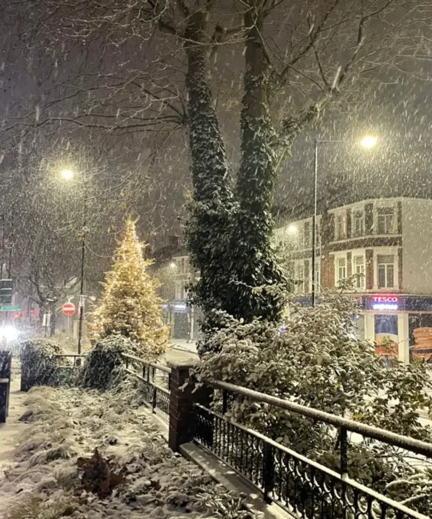 Βρετανία: Χιονίζει στο Λονδίνο και βγήκαν οι αλεπούδες στους δρόμους