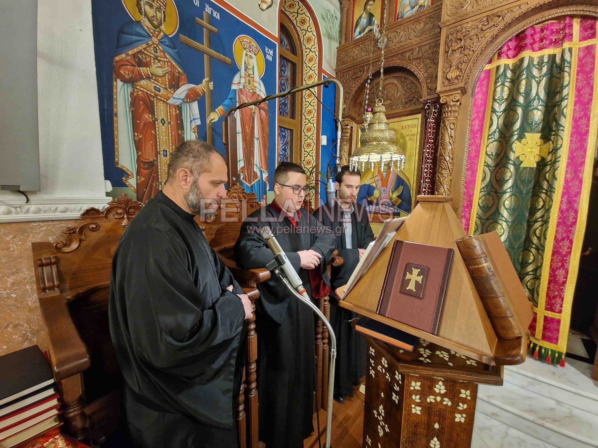 To Ιερό Λείψανο της Αγίας Μεγαλομάρτυρος Αικατερίνης στον Ι.Ν.Αγ. Στεφάνου Σκύδρας