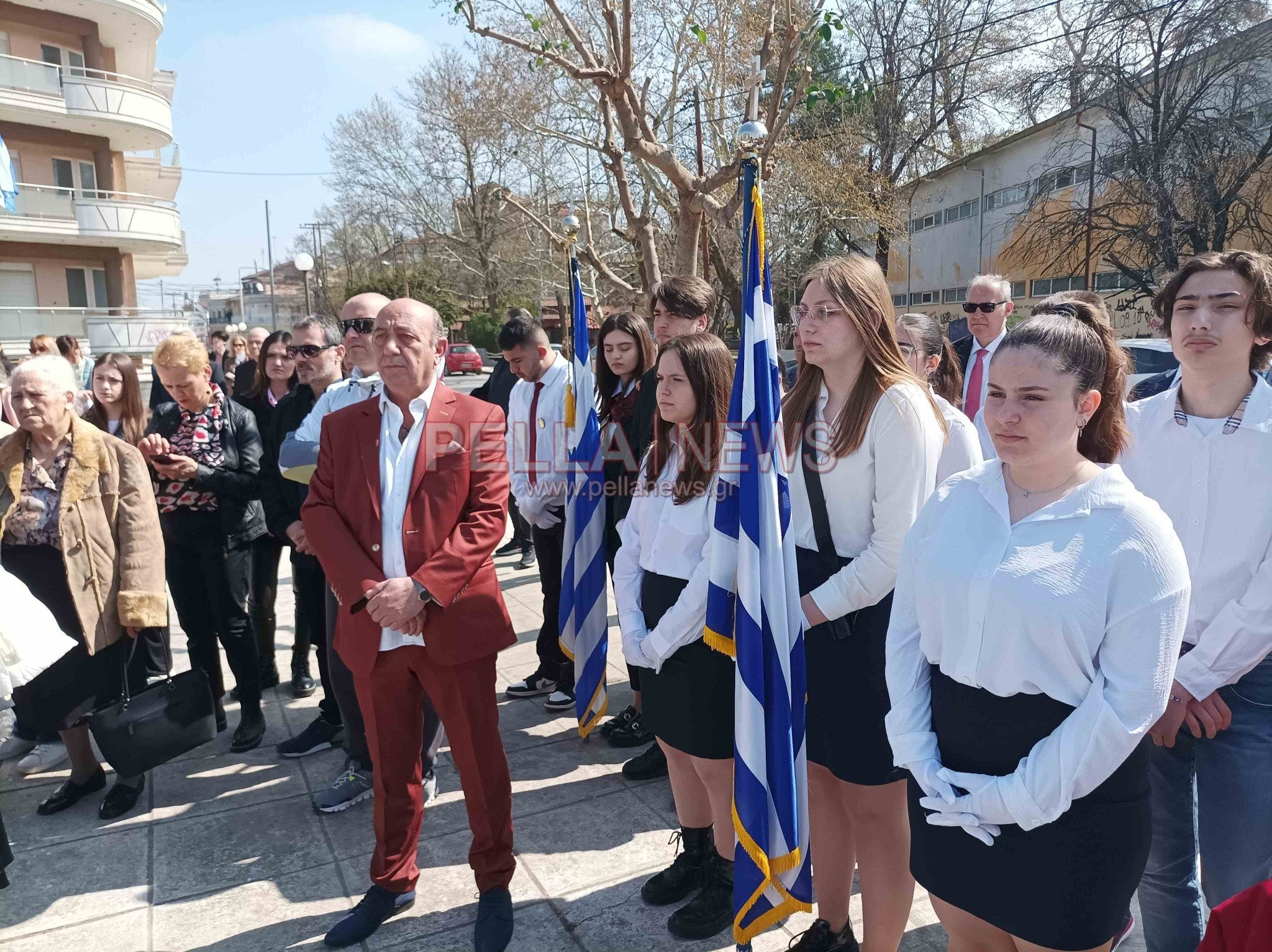 Σκύδρα 25η Μαρτίου: κατάθεση στεφάνων και ο πανηγυρικός από τον Βασίλειο Βλάχο