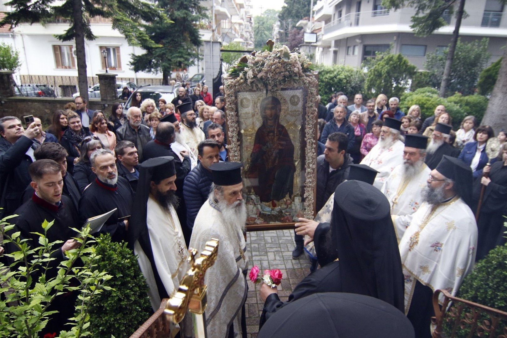 Λιτανεία επιστροφής της Παναγίας Ελεούσης στην Έδεσσα