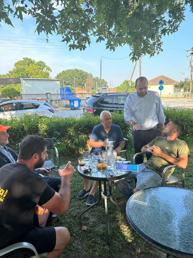 Στα Γιαννιτσά και τη ΔΕ Μενηίδος ο Λάκης Βασιλειάδης