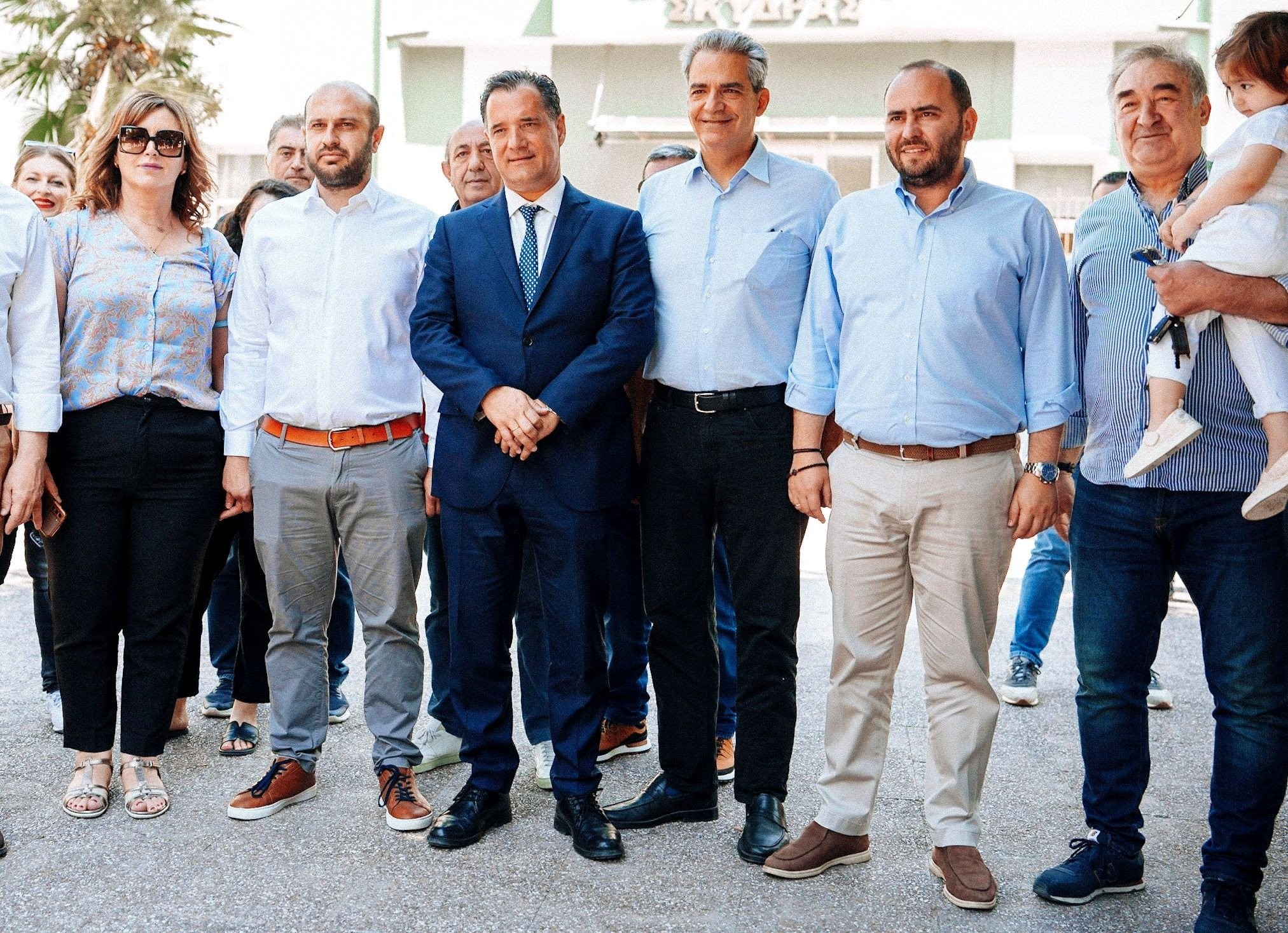 Με το κλιμάκιο της ΝΔ στην Πέλλα ο Λάκης Βασιλειάδης