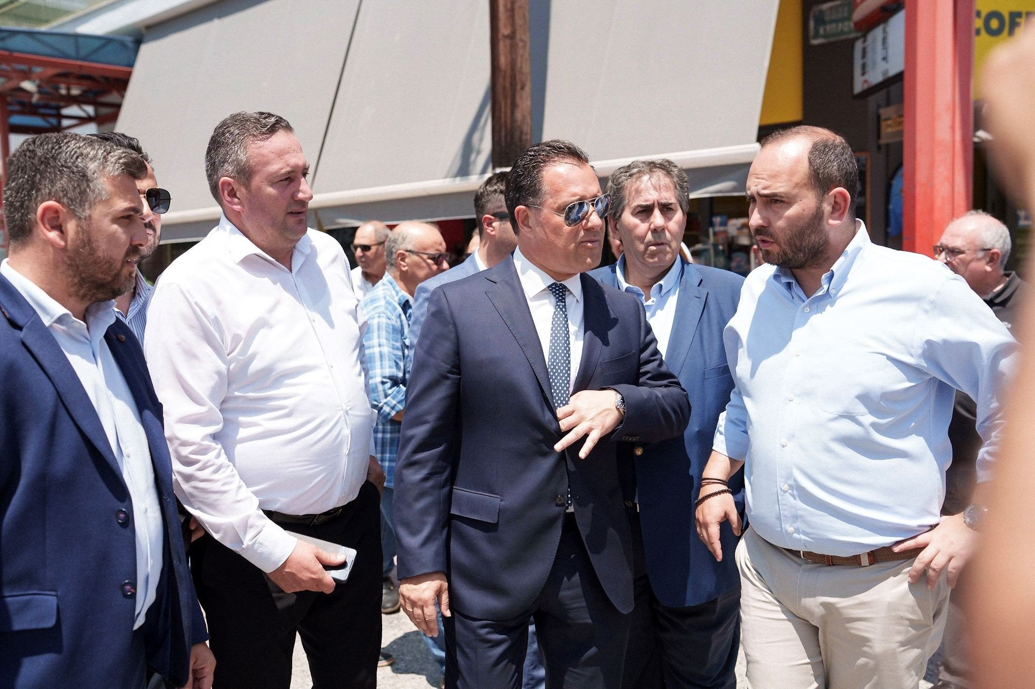 Με το κλιμάκιο της ΝΔ στην Πέλλα ο Λάκης Βασιλειάδης
