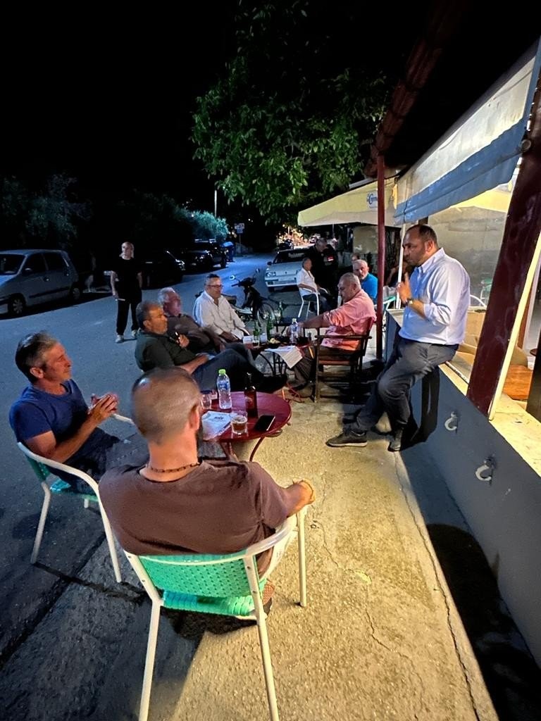 Στα Γιαννιτσά και τη ΔΕ Μενηίδος ο Λάκης Βασιλειάδης