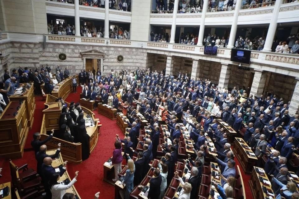 Στην ορκωμοσία της Βουλής ο Λάκης Βασιλειάδης