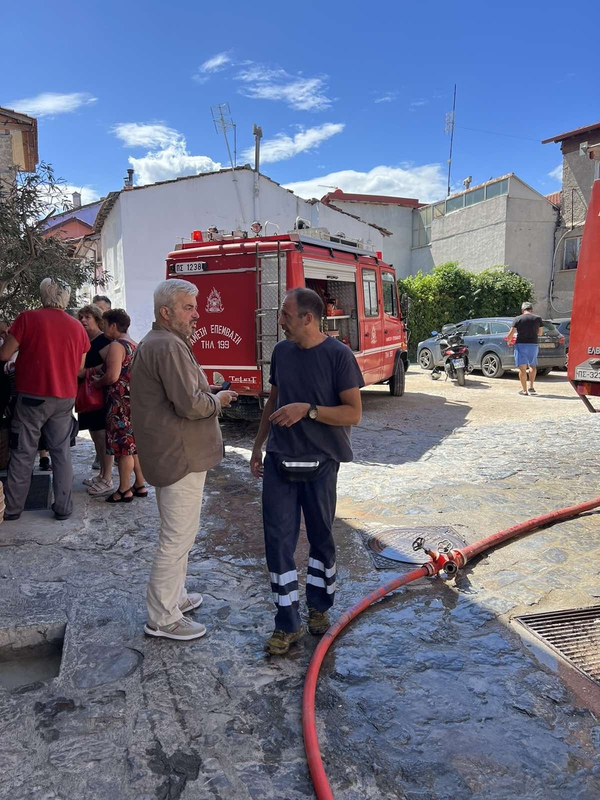 Ευχαριστήριο για την άμεση αντιμετώπιση της πυρκαγιάς