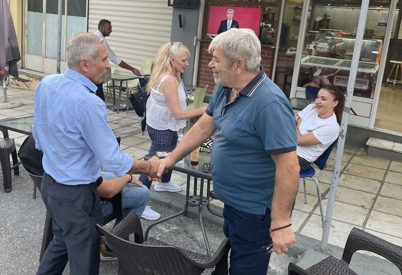 Την περιοχή της Μητροπόλεως και της Νέας Τραπεζούντας στα Γιαννιτσά επισκέφτηκε ο  Στάθης Καστερίδης