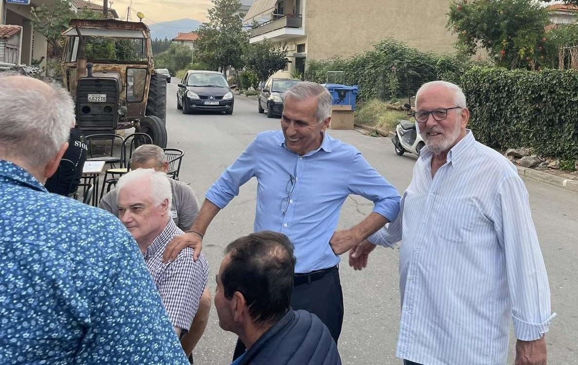 Την περιοχή της Μητροπόλεως και της Νέας Τραπεζούντας στα Γιαννιτσά επισκέφτηκε ο  Στάθης Καστερίδης