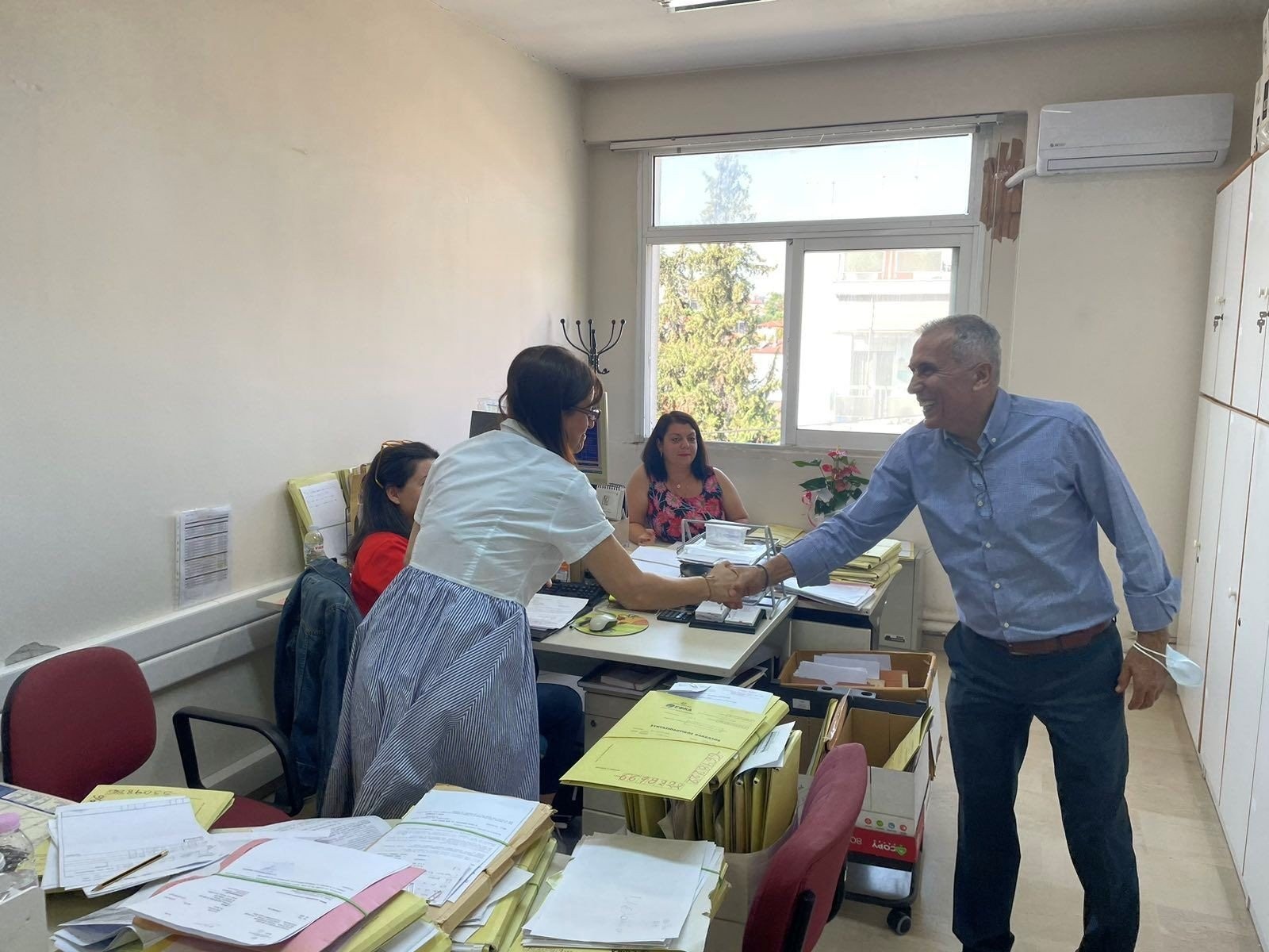 Το Νοσοκομείο Γιαννιτσών, την Τοπική Διεύθυνση ΕΦΚΑ Β’ Πέλλας και το Κέντρο Υγείας Γιαννιτσών επισκέφθηκε ο υπ. Δήμαρχος Πέλλας Καστερίδης Στάθης