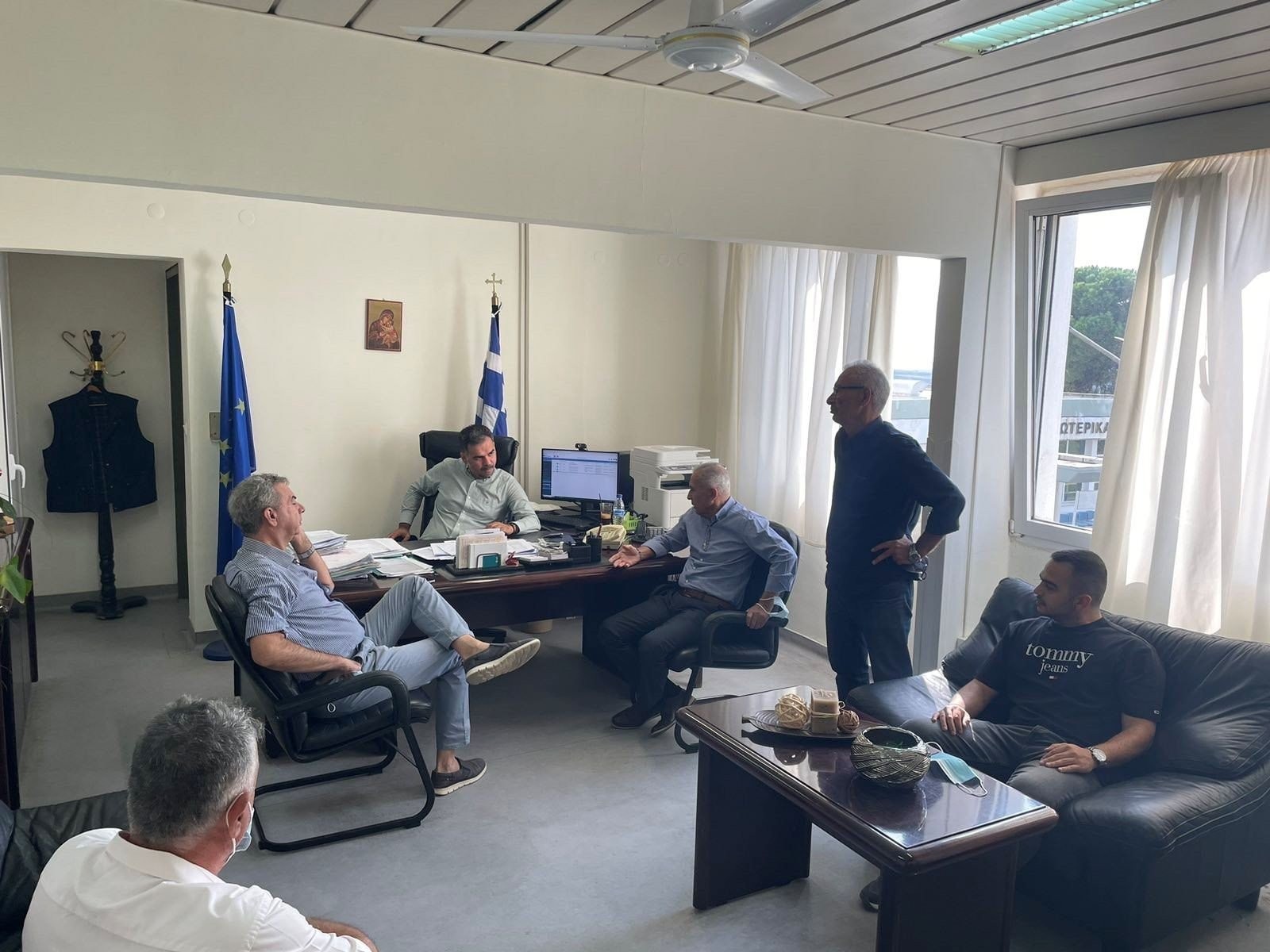 Το Νοσοκομείο Γιαννιτσών, την Τοπική Διεύθυνση ΕΦΚΑ Β’ Πέλλας και το Κέντρο Υγείας Γιαννιτσών επισκέφθηκε ο υπ. Δήμαρχος Πέλλας Καστερίδης Στάθης