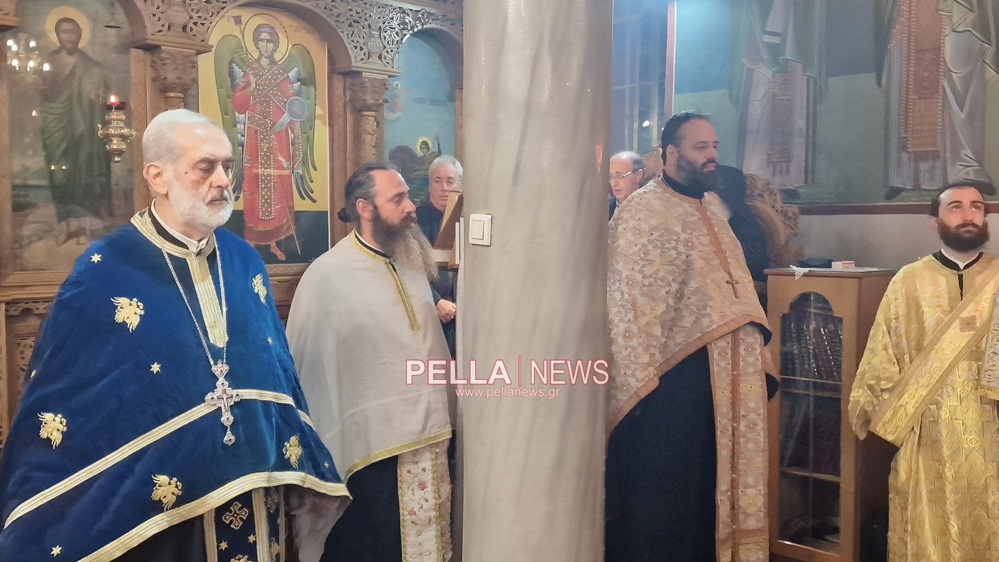 Αρχιερατικός Εσπερινός στην Πολυκάρπη Αλμωπίας