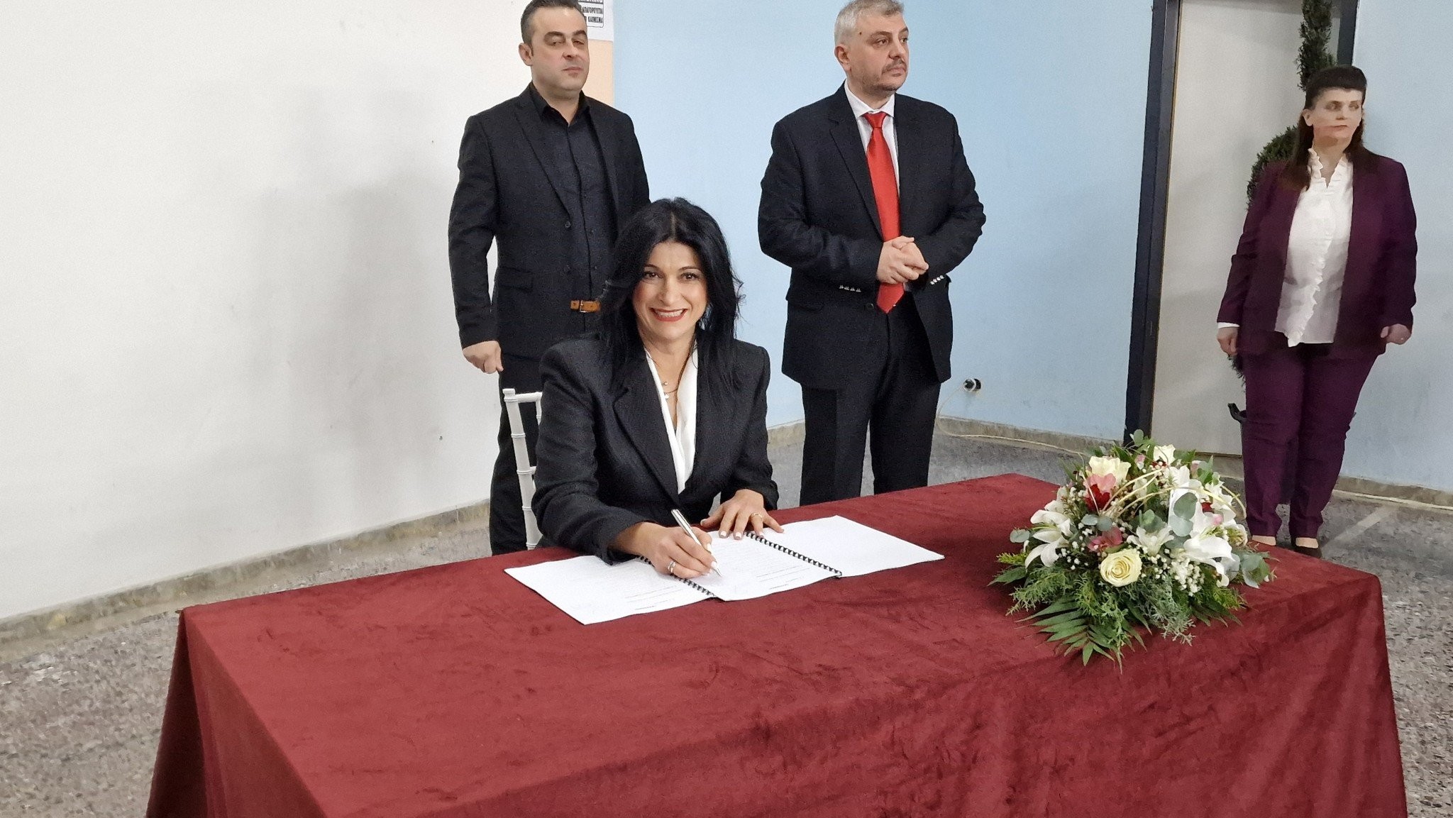 Χαμόγελα και αισιοδοξία στην ορκομωσία της Δημοτικής αρχής Αλμωπίας