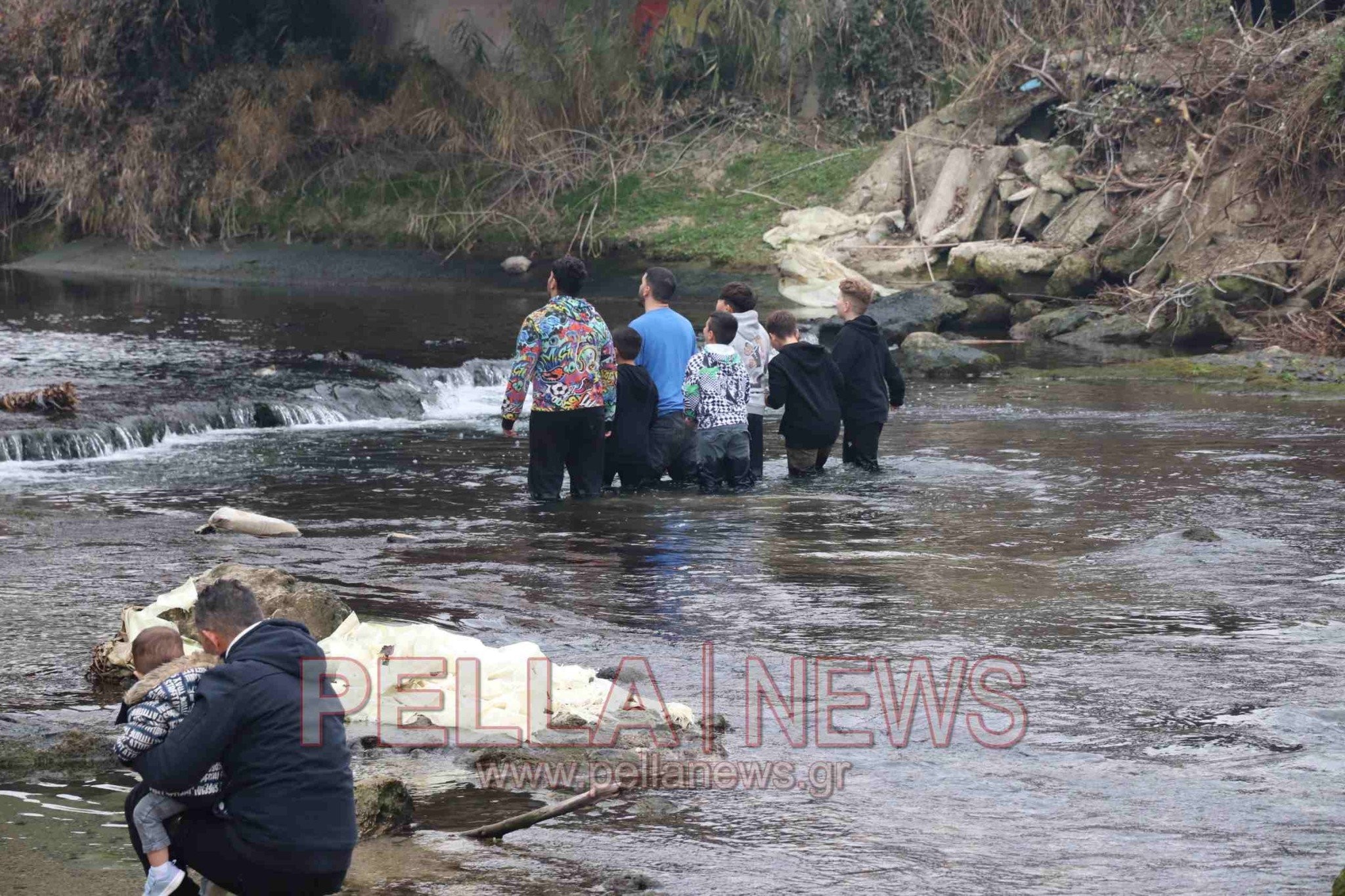 Ο αγιασμός των υδάτων στη Σκύδρα