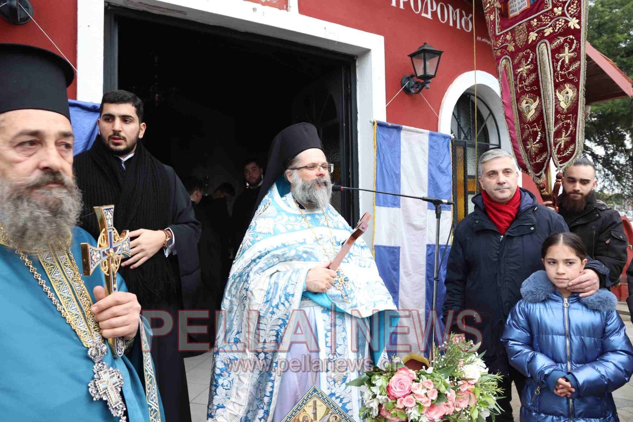 Ο αγιασμός των υδάτων στη Σκύδρα