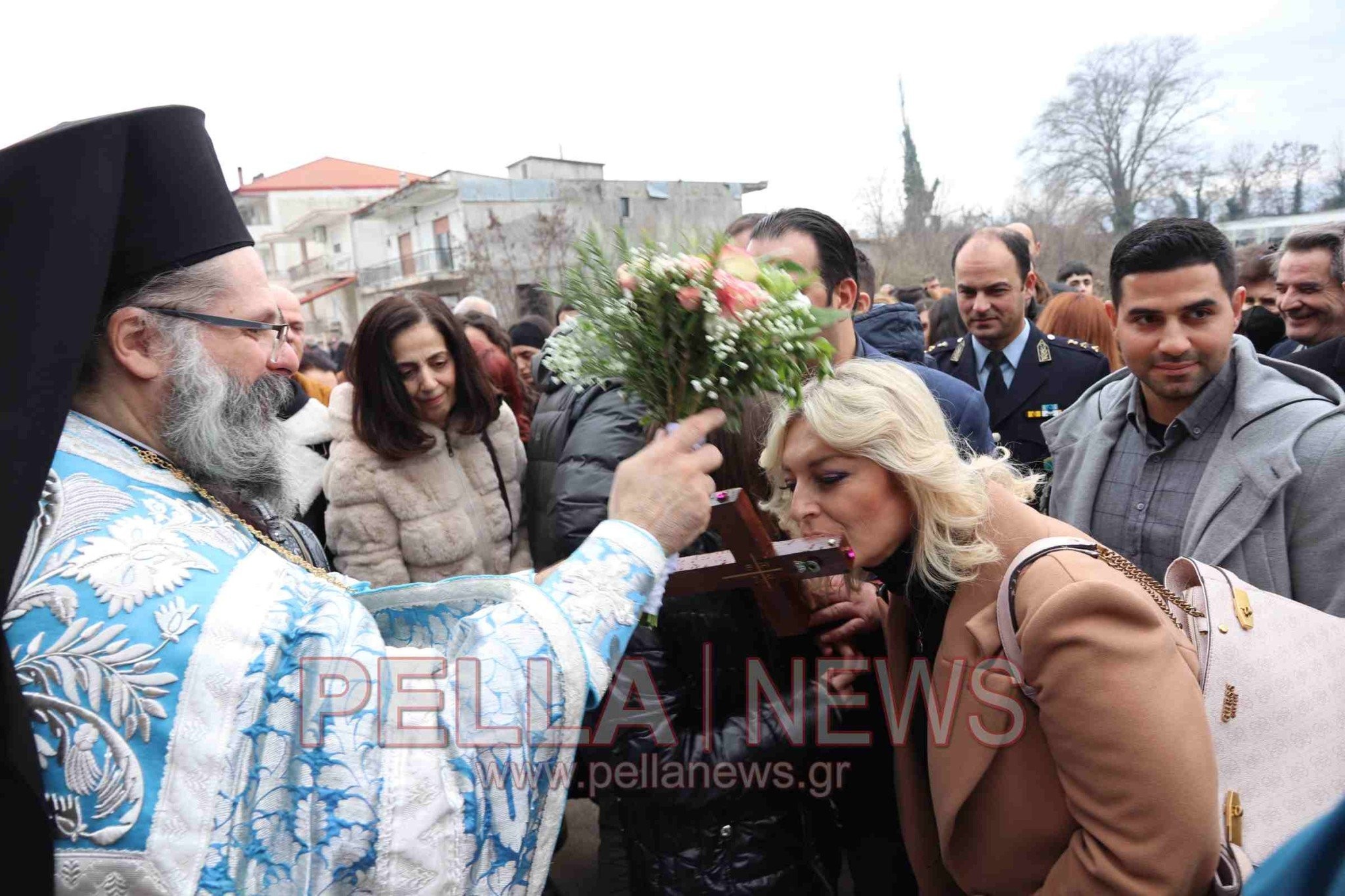 Ο αγιασμός των υδάτων στη Σκύδρα