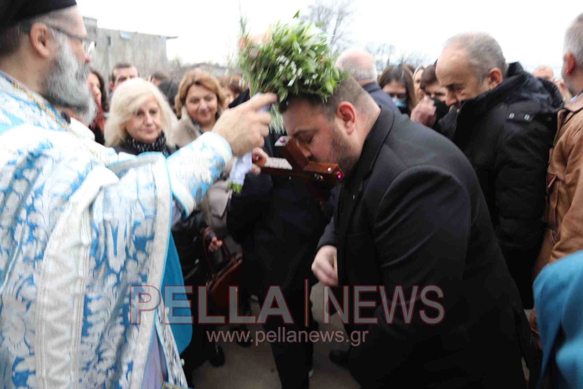 Ο αγιασμός των υδάτων στη Σκύδρα