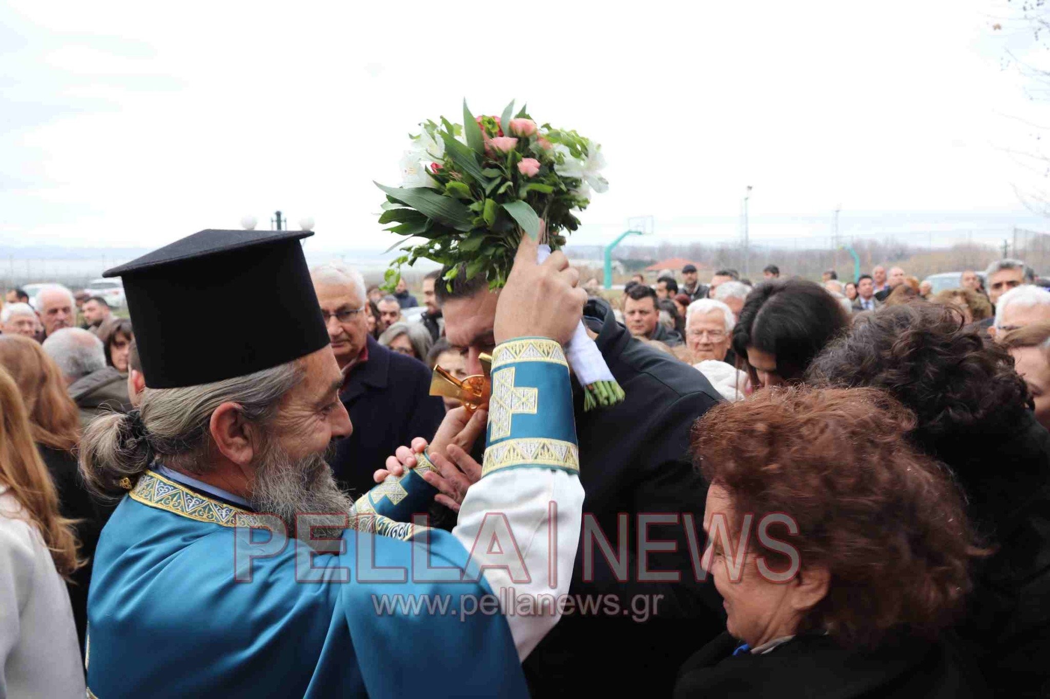 Ο αγιασμός των υδάτων στη Σκύδρα