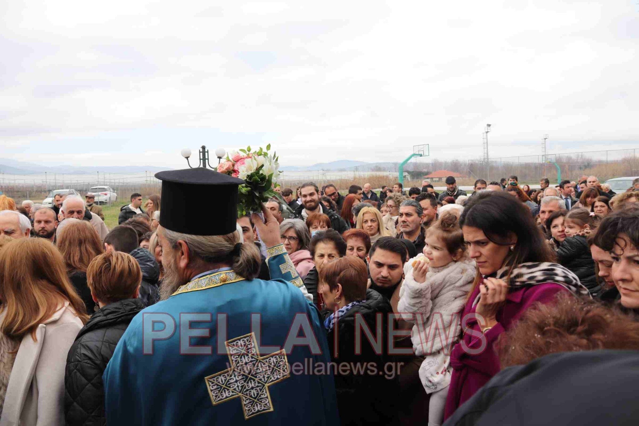 Ο αγιασμός των υδάτων στη Σκύδρα