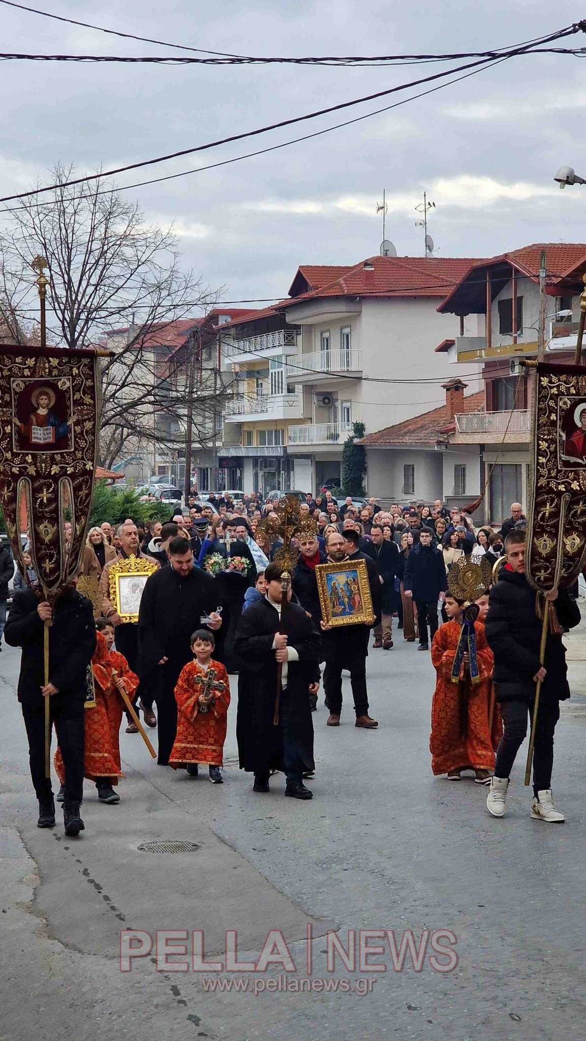 Ο αγιασμός των υδάτων στη Σκύδρα