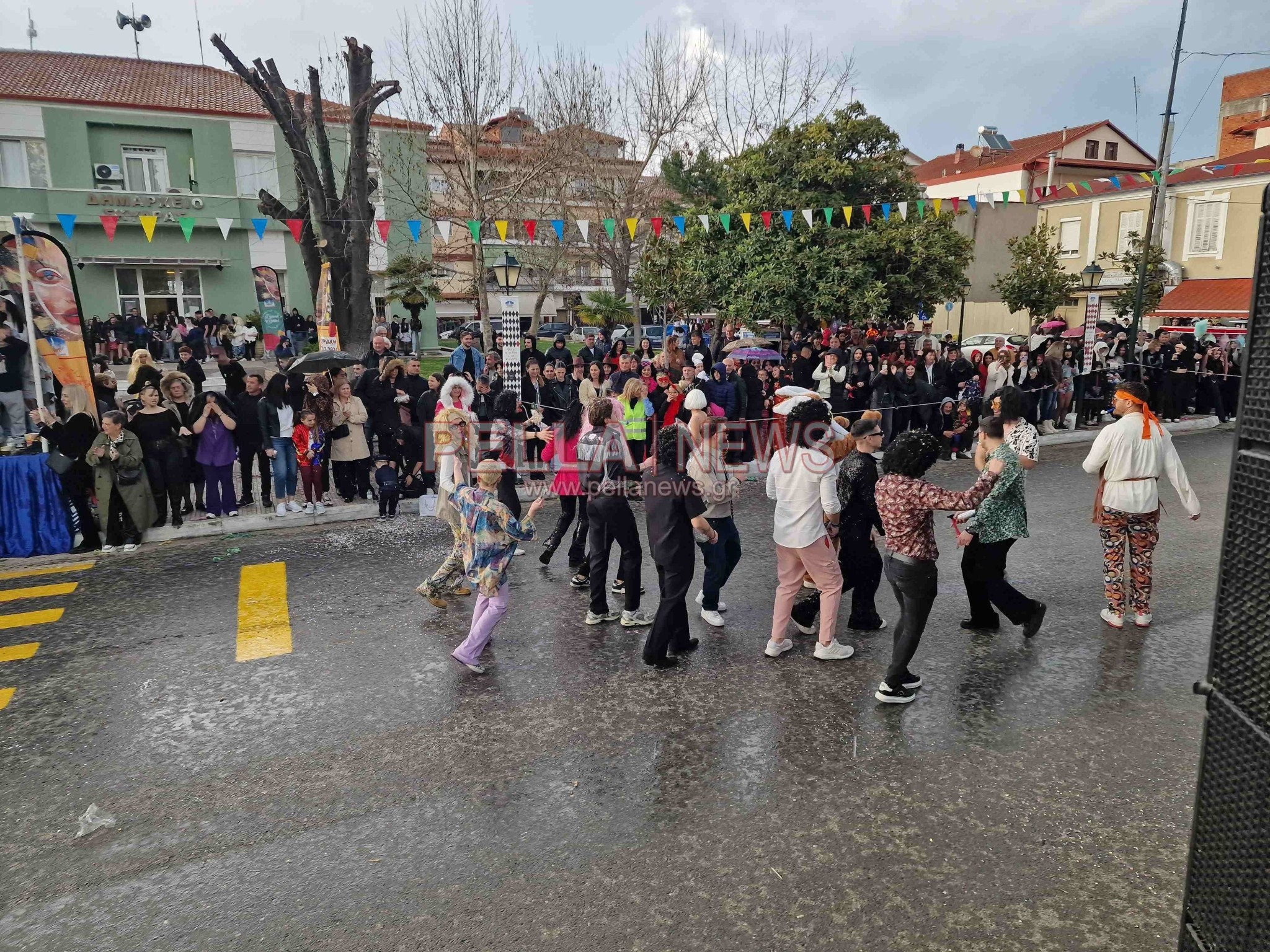 Καρναβαλική παρέλαση Σκύδρας: αν και «χαλαζοχτυπημένη» απέδωσε καρπούς και κέφι (βίντεο/φωτο)