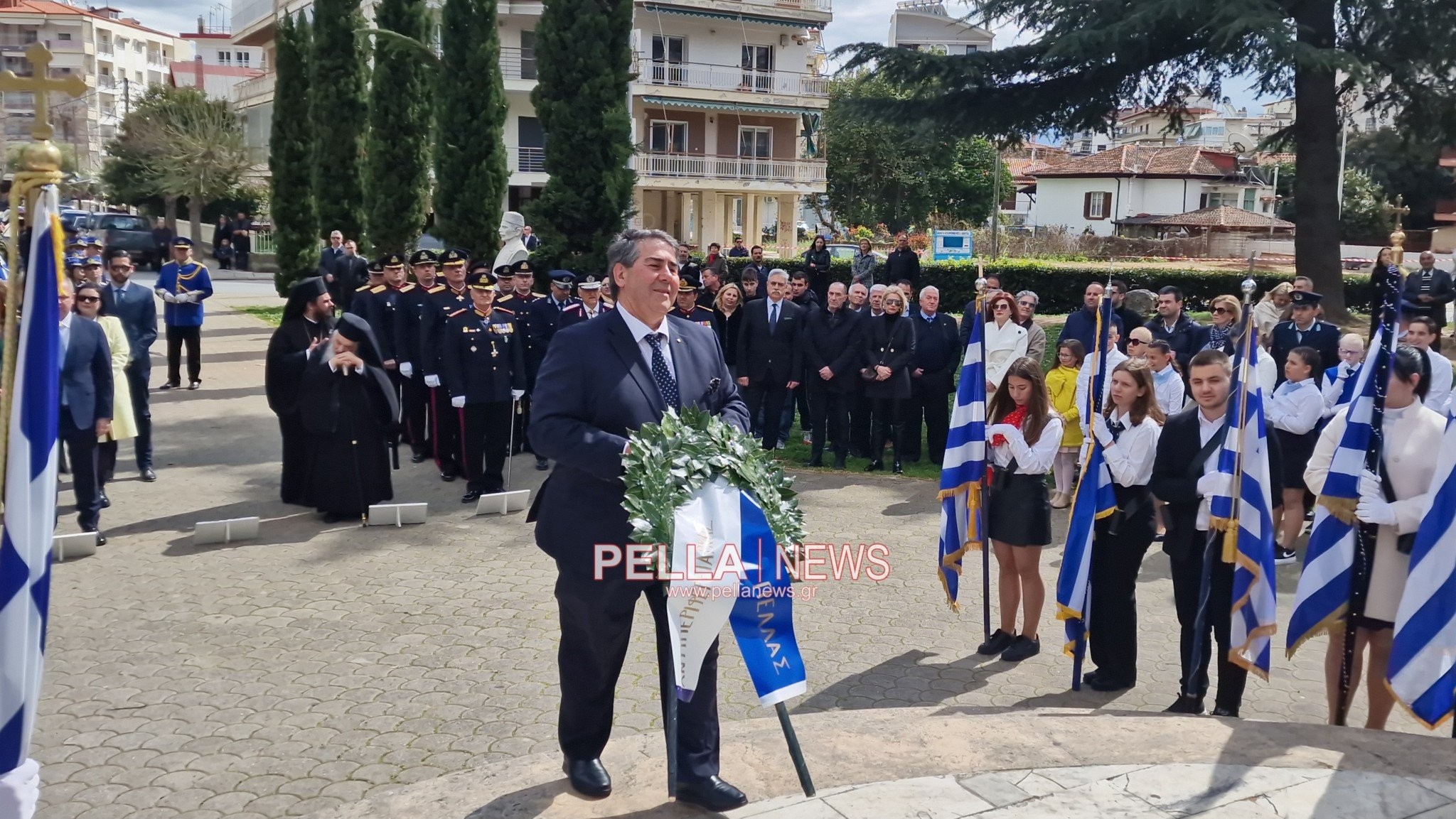 Ο Εορτασμός της 25ης Μαρτίου στην Έδεσσα (φώτο και βίντεο)