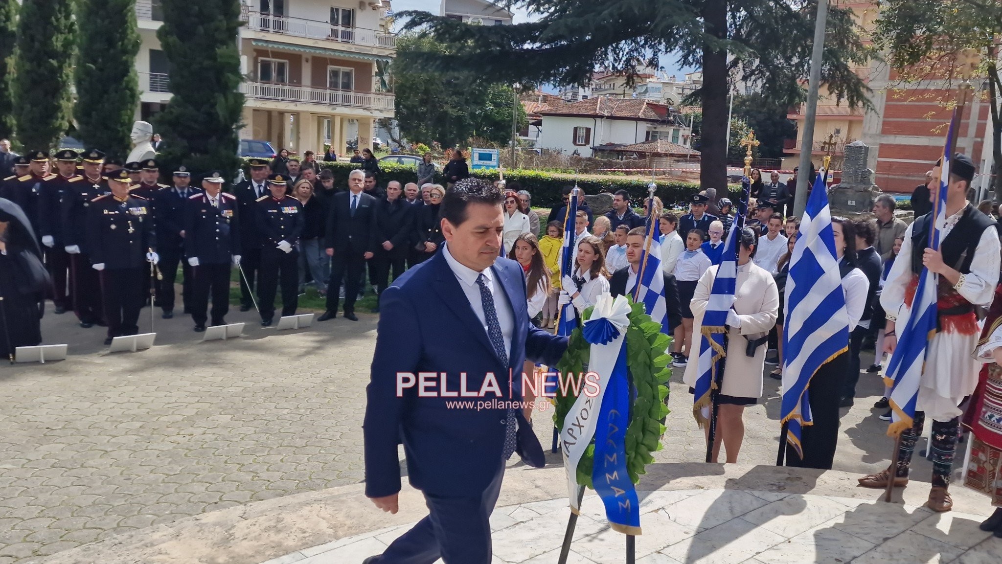 Ο Εορτασμός της 25ης Μαρτίου στην Έδεσσα (φώτο και βίντεο)