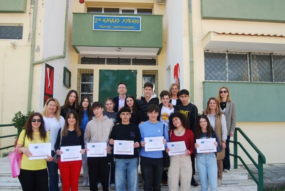 2ο Γενικό Λύκειο Έδεσσας: Φιλοξενία μαθητών από την Ισπανία στο πλαίσιο του προγράμματος Erasmus+