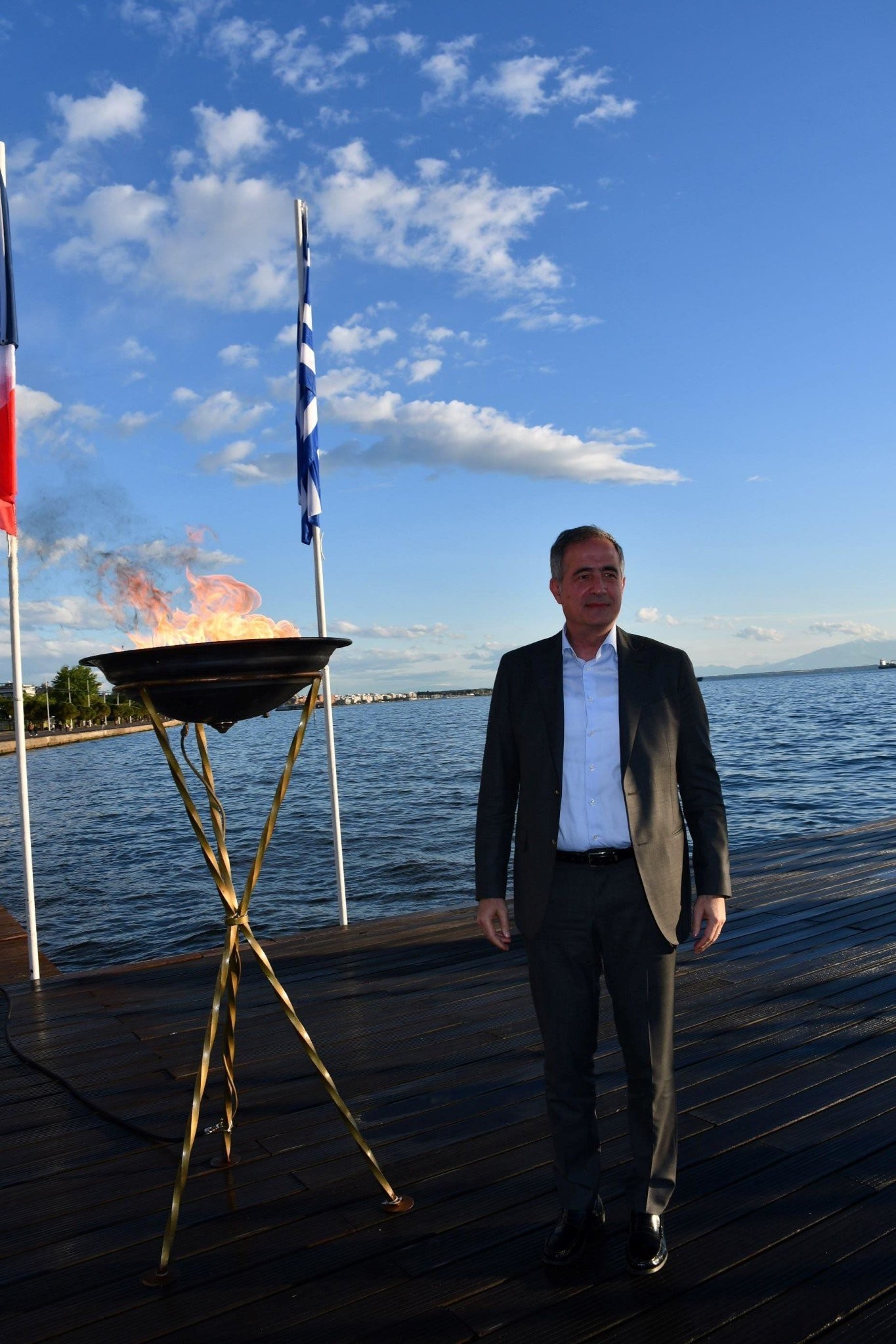 Δήλωση ΥΜΑΘ Στάθη Κωνσταντινίδη στην τελετή υποδοχής της Ολυμπιακής Φλόγας στη Θεσσαλονίκη
