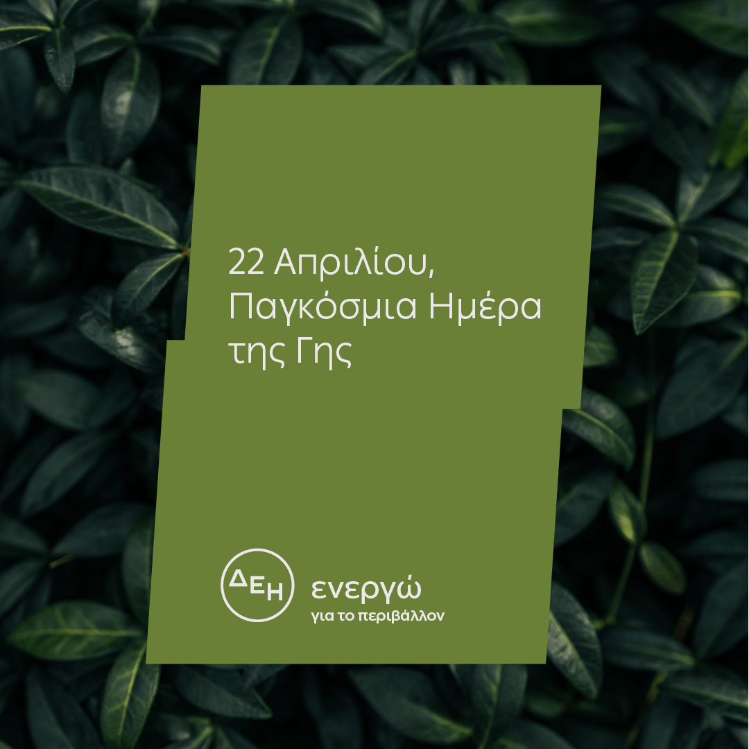 ΔΕΗ - Ημέρα της Γης: Για 4η χρονιά η ΔΕΗ ηλεκτροδοτεί 4,3 εκατ. νοικοκυριά αποκλειστικά από ΑΠΕ